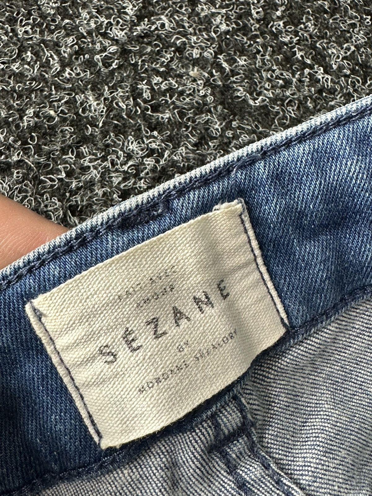 Designer × Vintage 🚨Vintage 90s Luxury Sezane Denim Jeans pants Archive jeans Size 29" - 6 Thumbnail