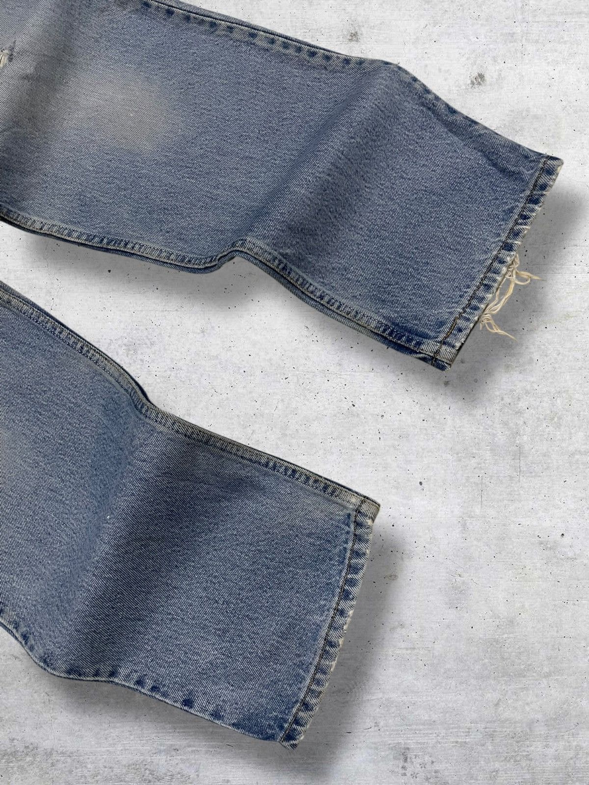 Levi's Vintage Clothing VINTAGE LEVIS 550 90S DESIGNER DISTRESSED TRASH DENIM Size US 32 / EU 48 - 8 Thumbnail