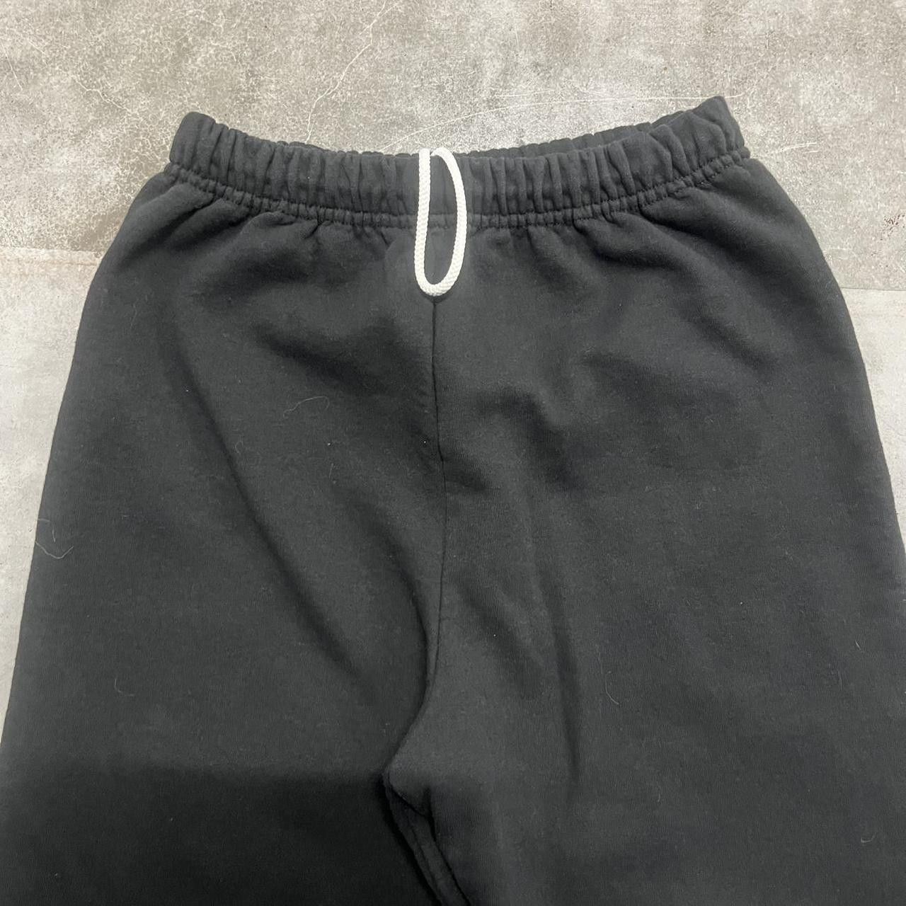 Japanese Brand × Vintage Vintage Y2K/2000s Baggy Fit Black Sweatpants! Size US 30 / EU 46 - 3 Thumbnail