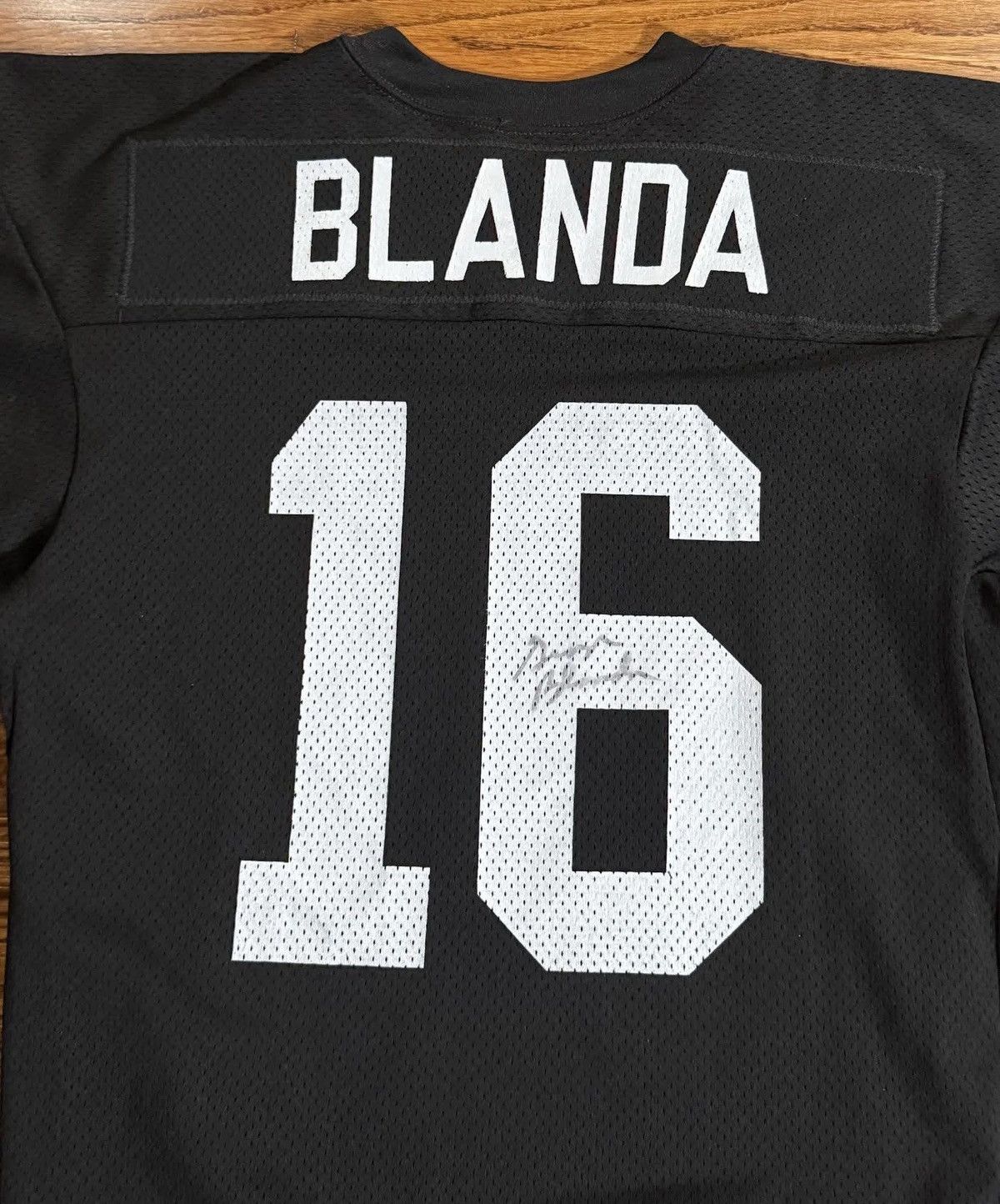 Wilson Vintage Wilson Los Angeles Raiders George Blanda Jersey Size US L / EU 52-54 / 3 - 4 Thumbnail