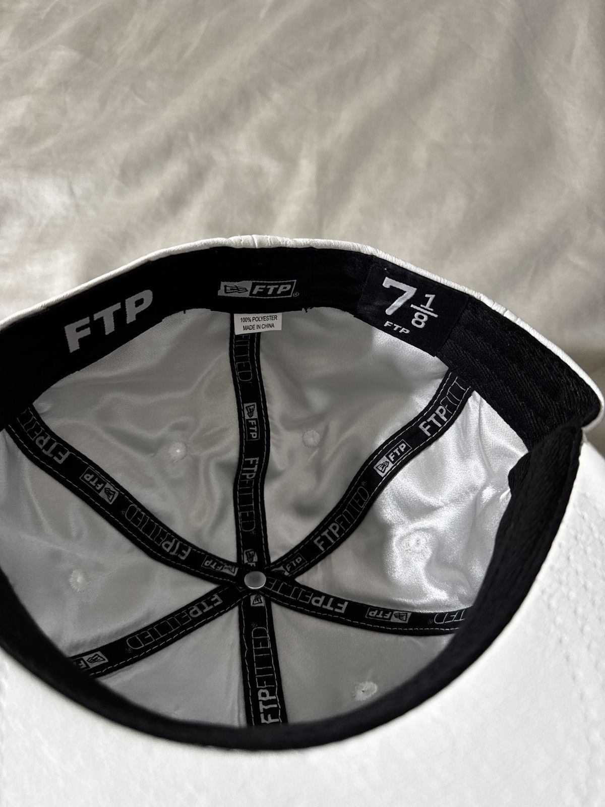 Fuck The Population FTP fitted hat Size ONE SIZE - 7 Thumbnail