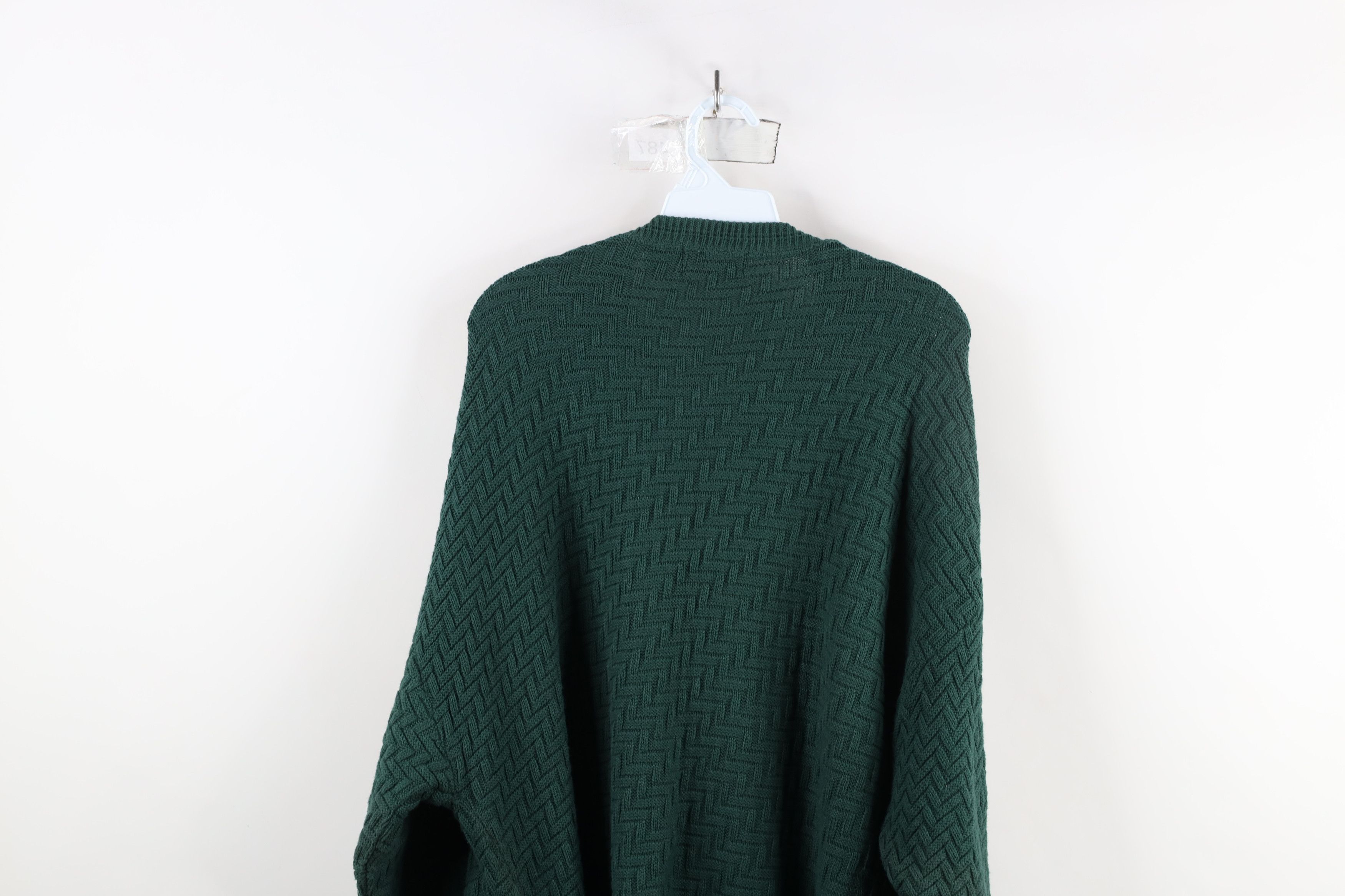 Vintage Vintage 90s Streetwear Zag Cotton Knit Crewneck Sweater USA Size US XXL / EU 58 / 5 - 7 Thumbnail