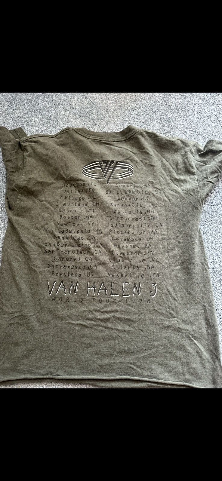 Giant Van Halen 3 World Tour 1998 Size US L / EU 52-54 / 3 - 3 Thumbnail
