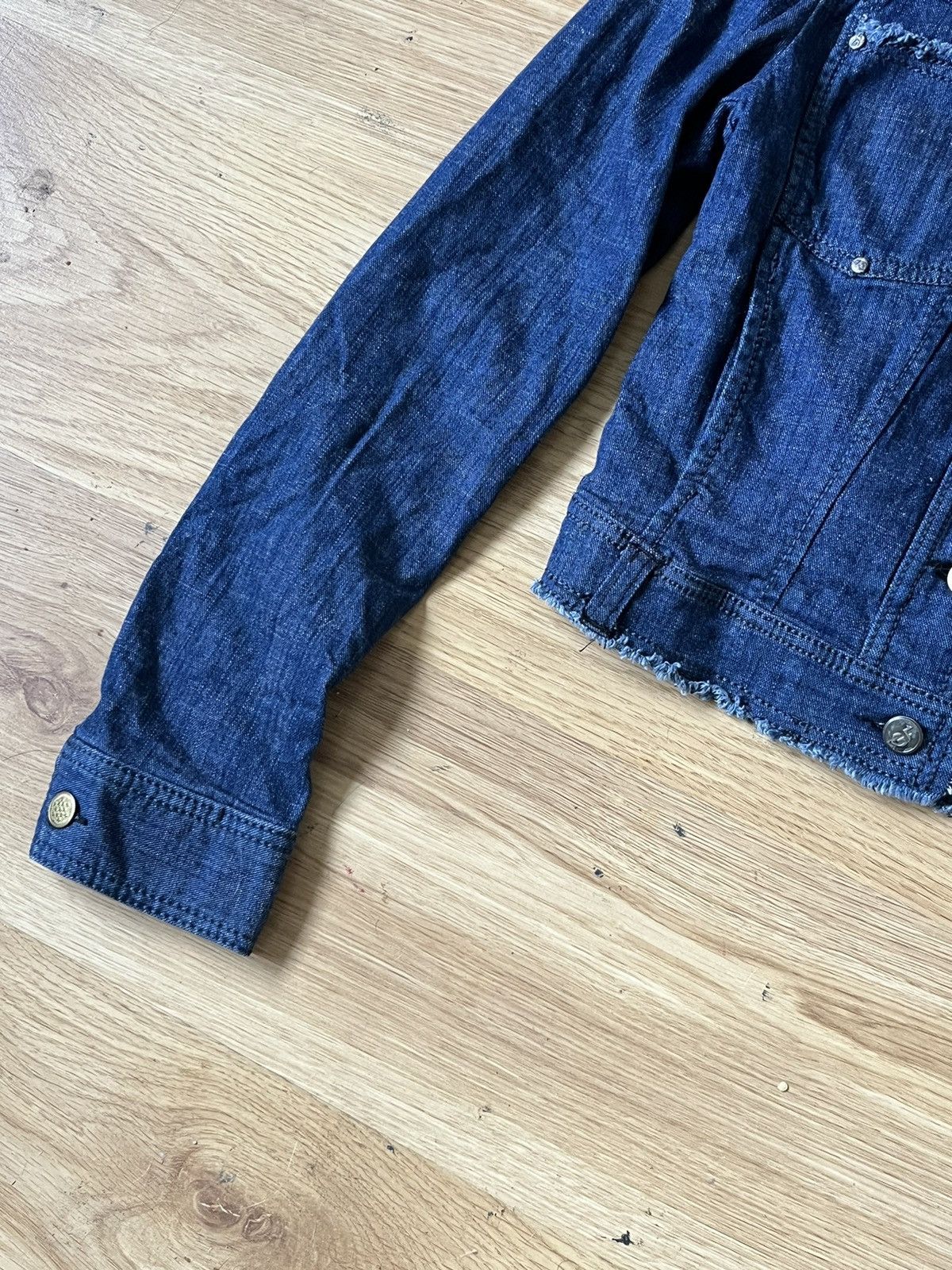 Ferre × Gianfranco Ferre Vtg FERRE JEANS Denim Jacket Western Wear Made in Italy Size US S / EU 44-46 / 1 - 5 Thumbnail