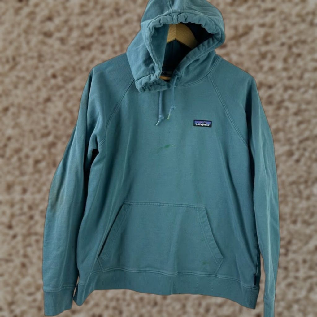 Patagonia Patagonia Men's Hoodie Teal blue/green Size XL Sweatshirt Hooded Logo Pockets Hooded Classic Outdoor Sports Pullover Size US XL / EU 56 / 4 - 1 Thumbnail