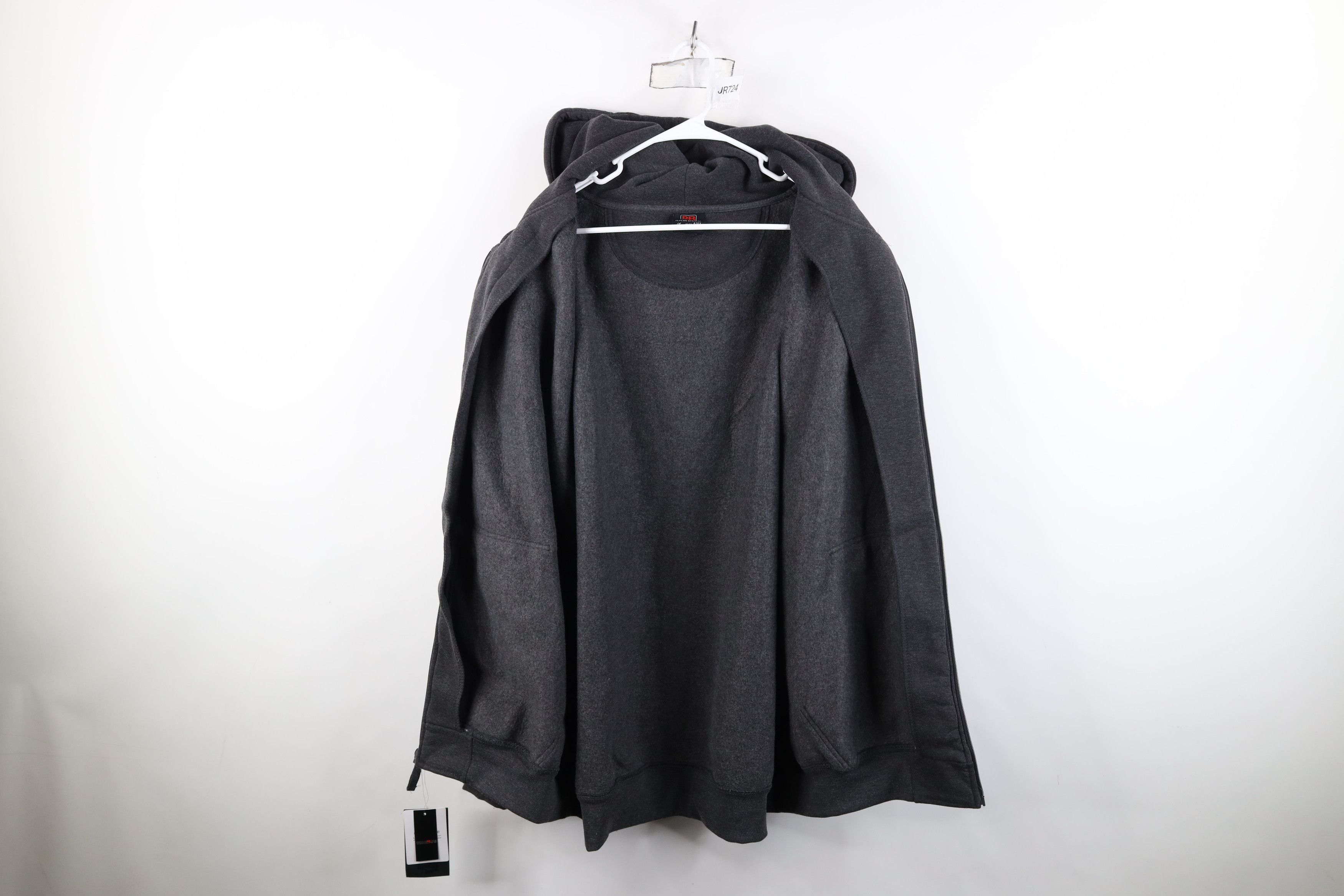 Vintage Deadstock Vintage 90s Y2K Streetwear Full Zip Hoodie Size US XXL / EU 58 / 5 - 11 Thumbnail