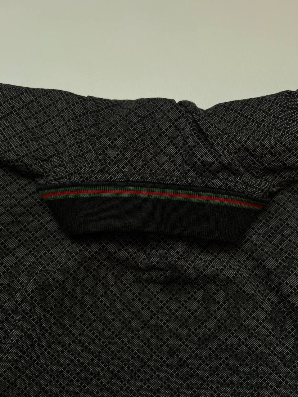 Gucci Vintage Gucci monogram diamond gray polo shirt Size US M / EU 48-50 / 2 - 10 Thumbnail