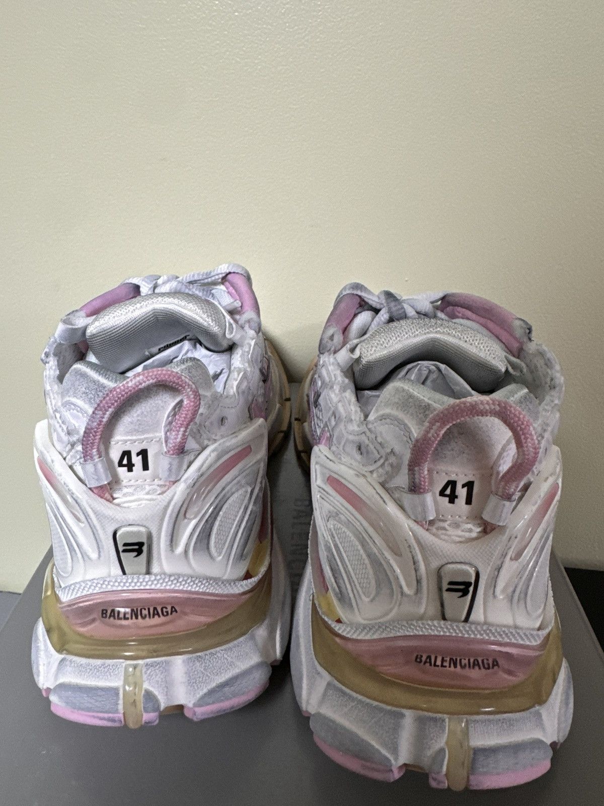 Balenciaga Balenciaga Pink white Runner 41 Size US 8 / EU 41 - 6 Thumbnail