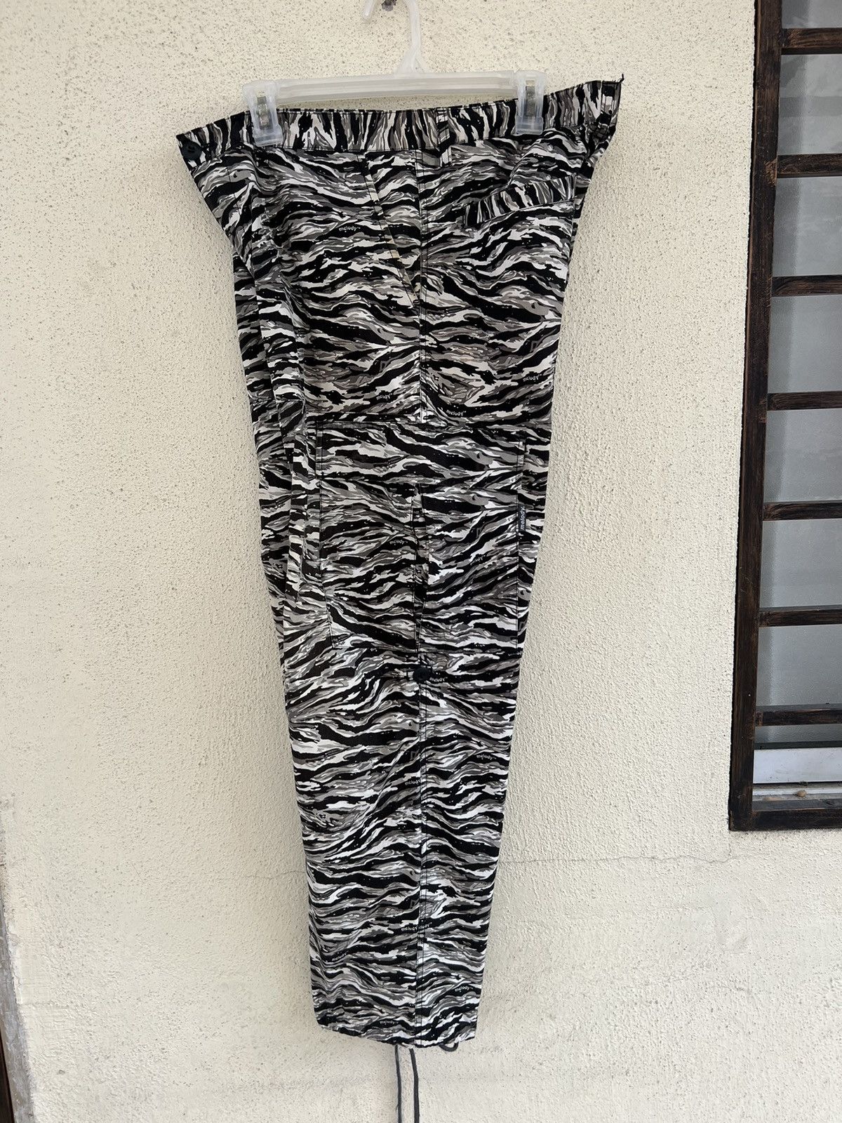 Vintage Melody Japan Drawstring Hem Striped Camo Cargo Trouser Size US 32 / EU 48 - 21 Thumbnail