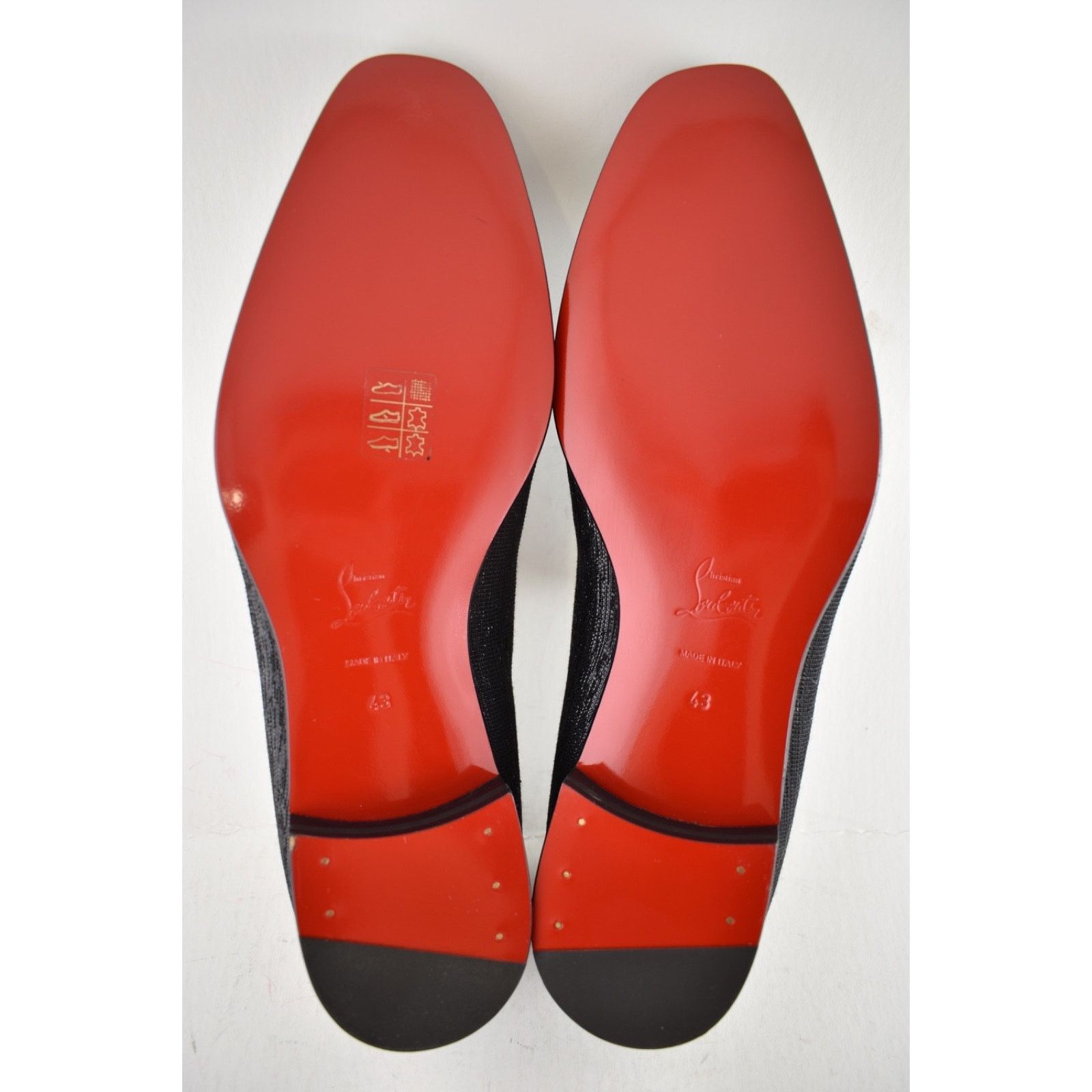 Christian Louboutin Christian Louboutin Black Shantung Diams Dress Loafer 43 10 Size US 10 / EU 43 - 14 Thumbnail