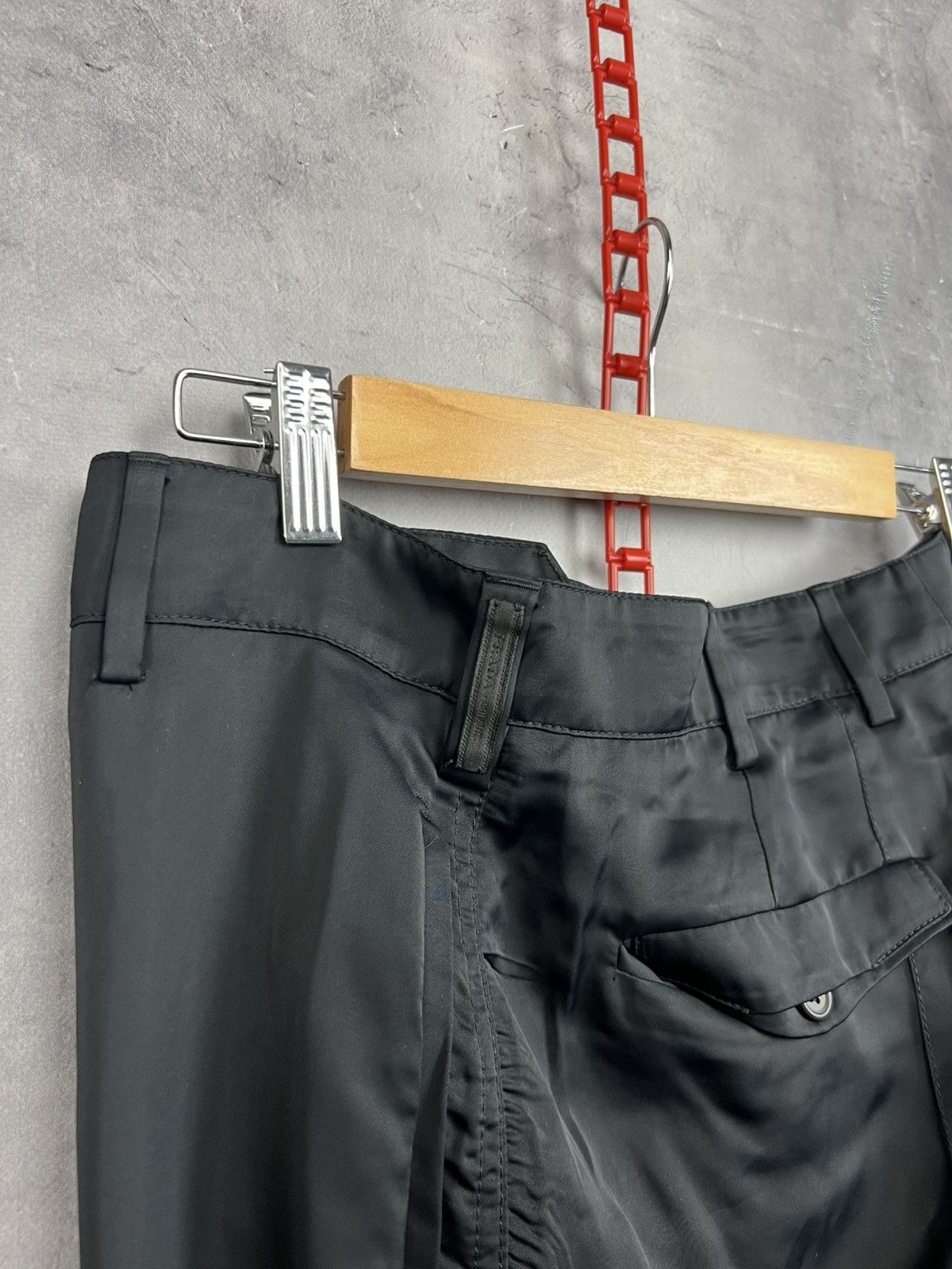 Prada Prada Milano Black Tab Viscose Women’s Pants Sz 42 Size 28" / US 6 / IT 42 - 15 Thumbnail