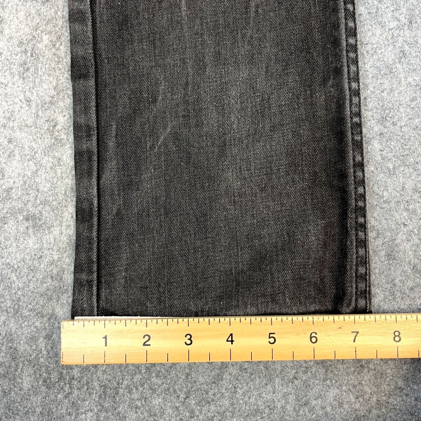 Hugo Boss HUGO BOSS Jeans Regular Straight 31 Dark Grey 100% Cotton Men Jeans Size US 31 - 3 Thumbnail
