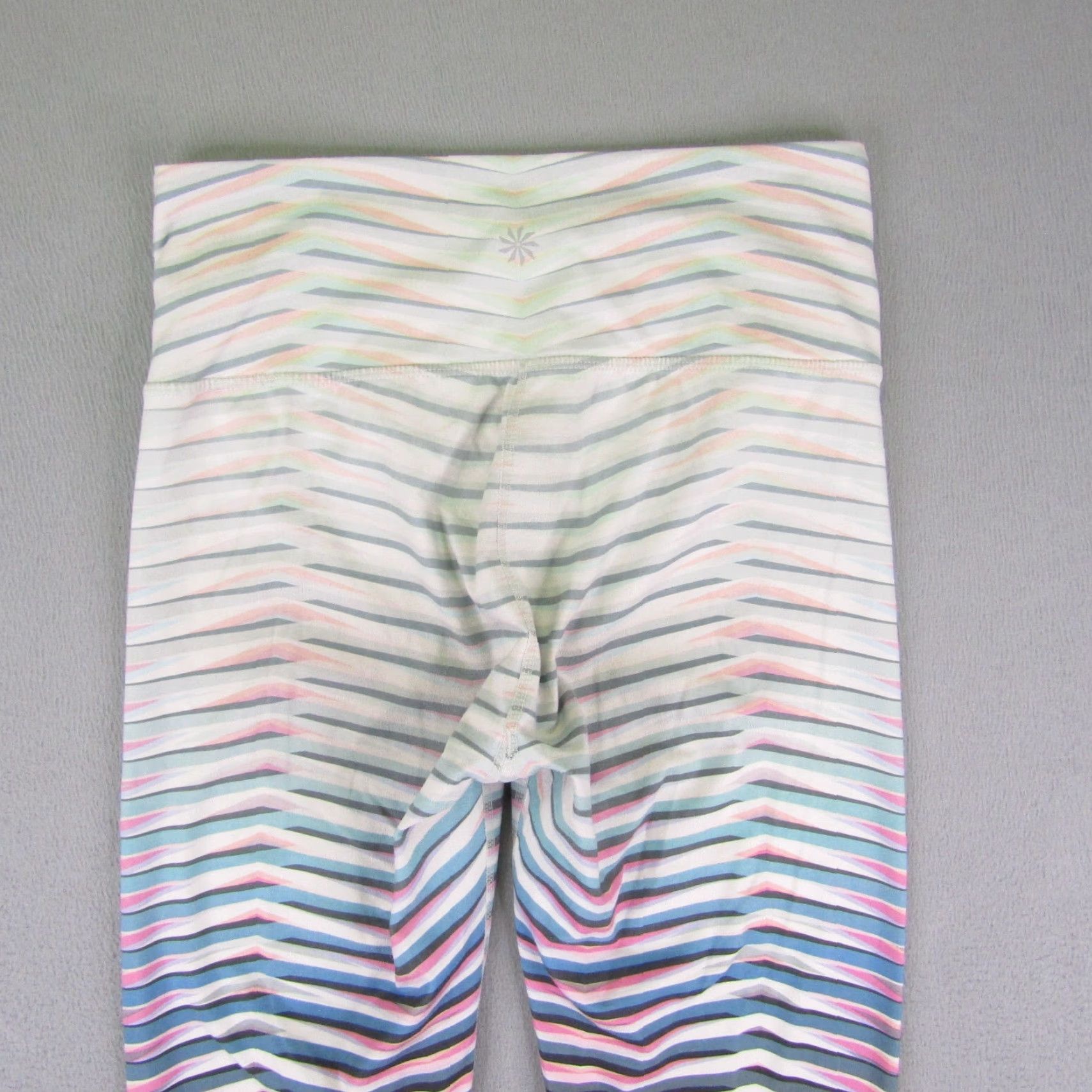Athleta VINTAGE Athleta Leggings Womens Small Cropped Skinny Activewear Casual Sports Blue 90s Women's Size 28" / US 6 / IT 42 - 5 Thumbnail