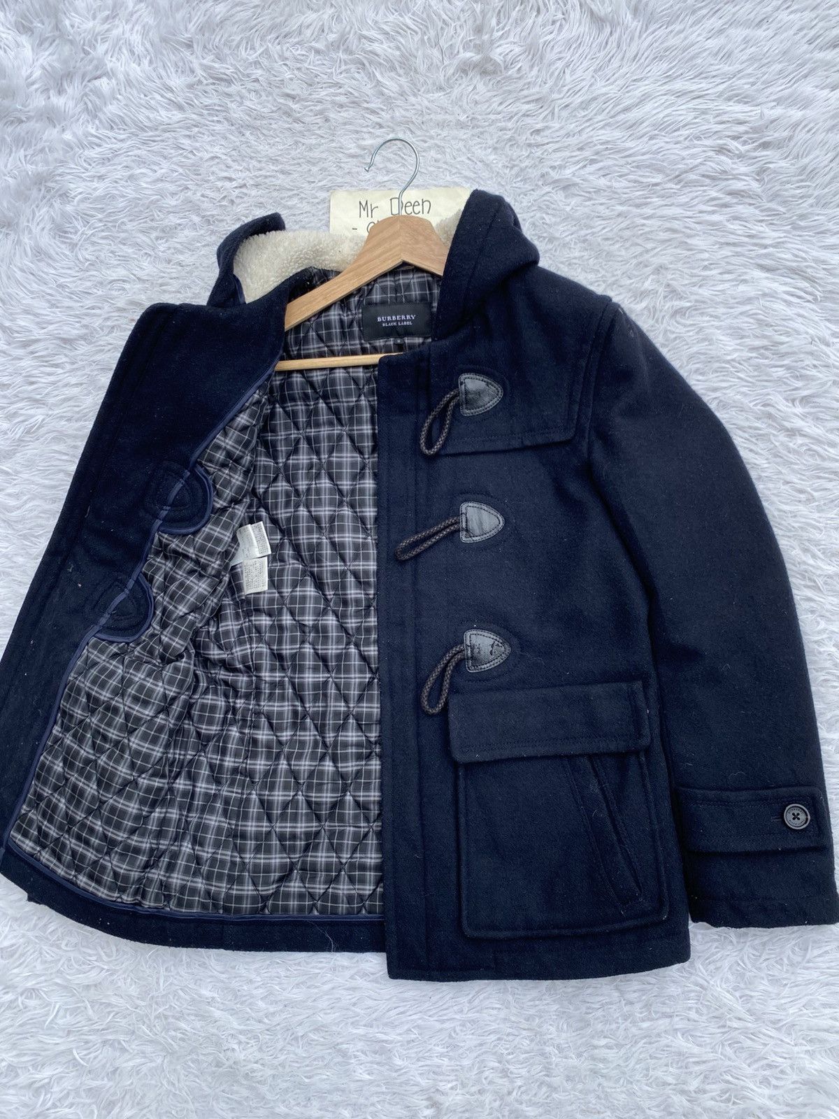 Burberry Rare Burberry Wool Duffle Coat Hooded Jacket Size US M / EU 48-50 / 2 - 8 Thumbnail