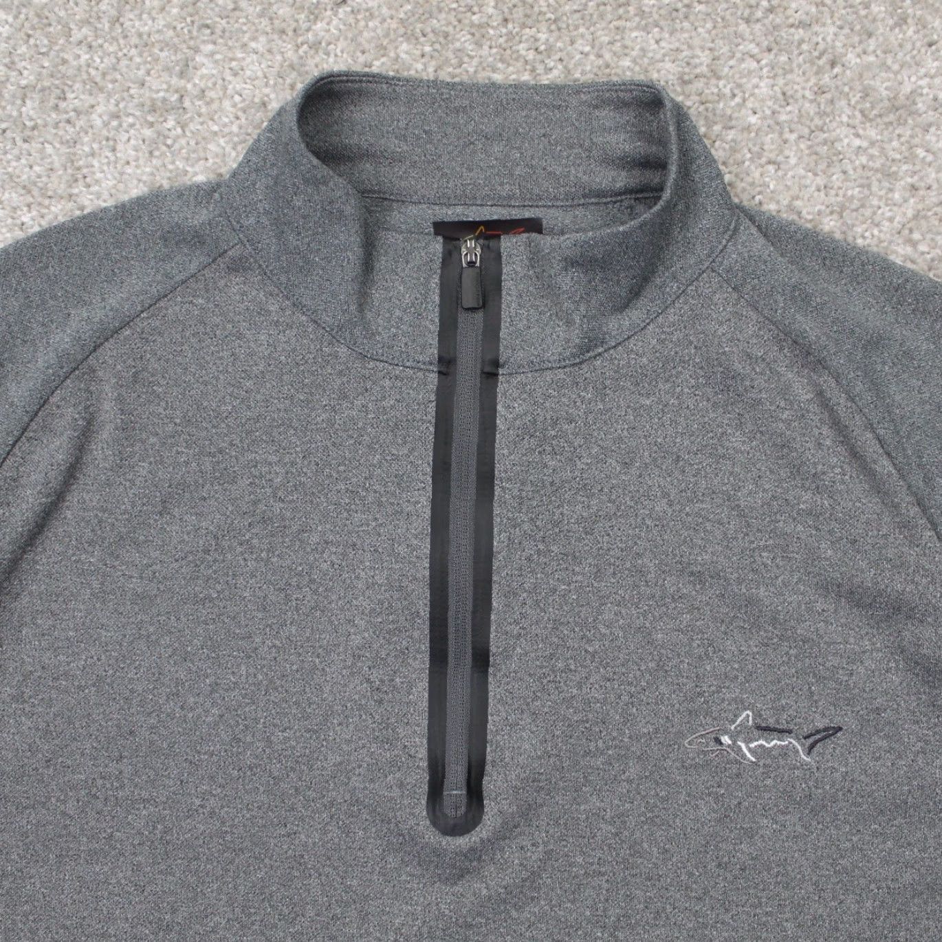Tasso Elba Greg Norman for Tasso Elba Sweatshirt Mens Small Gray 1/4 Zip Pullover Sports Golf Shirt Size US S / EU 44-46 / 1 - 5 Thumbnail