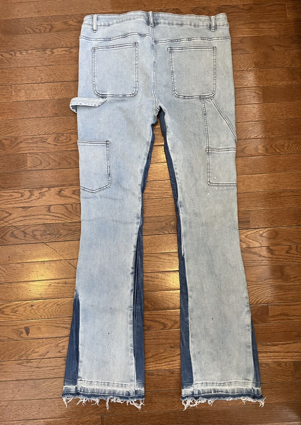 Other Men’s distress denim stacked jeans Size US 36 / EU 52 - 2 Thumbnail