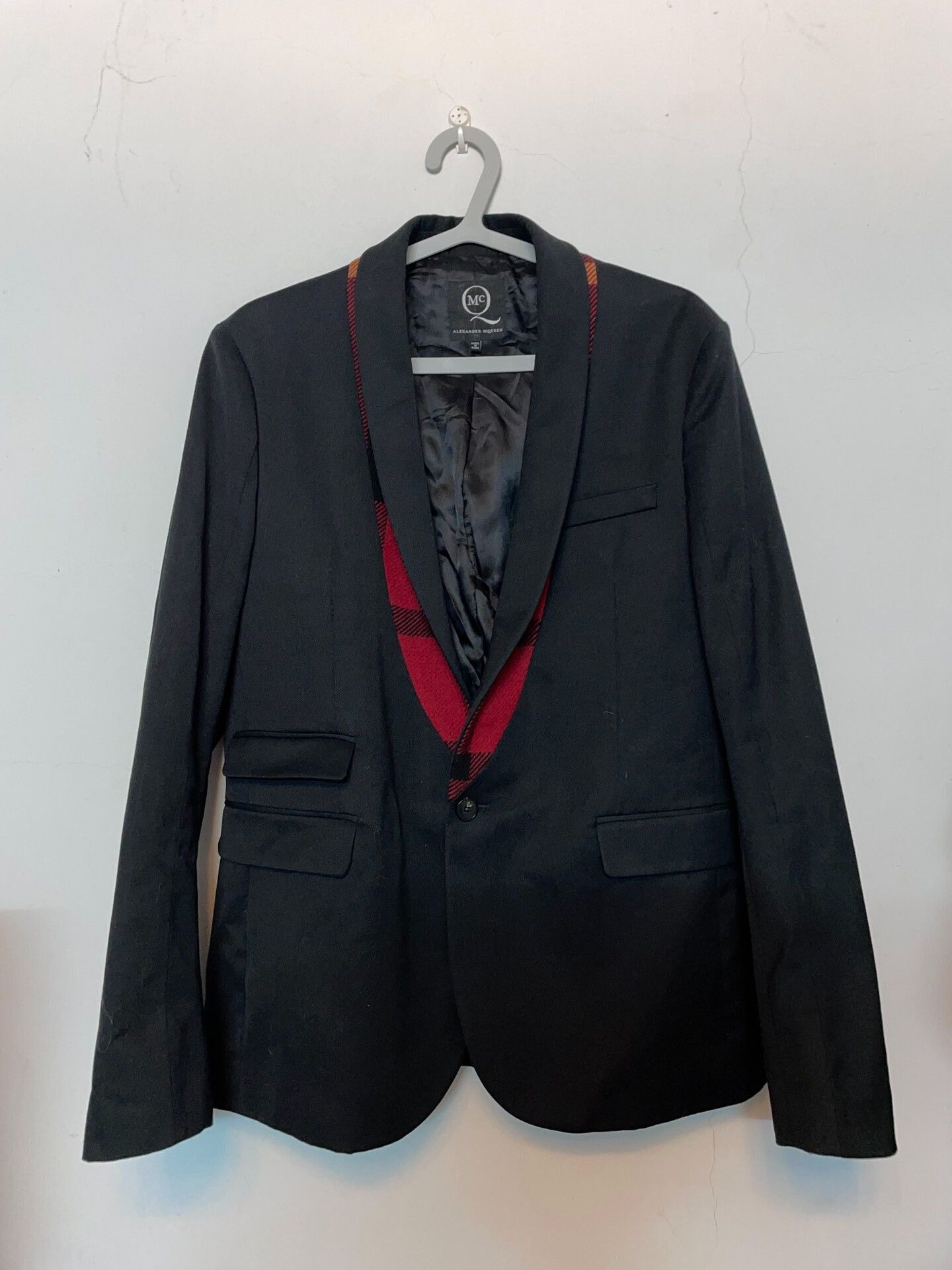 McQ Alexander McQueen alexander mcqueen patchwork collar suit jacket Size US L / EU 52-54 / 3 - 1 Thumbnail