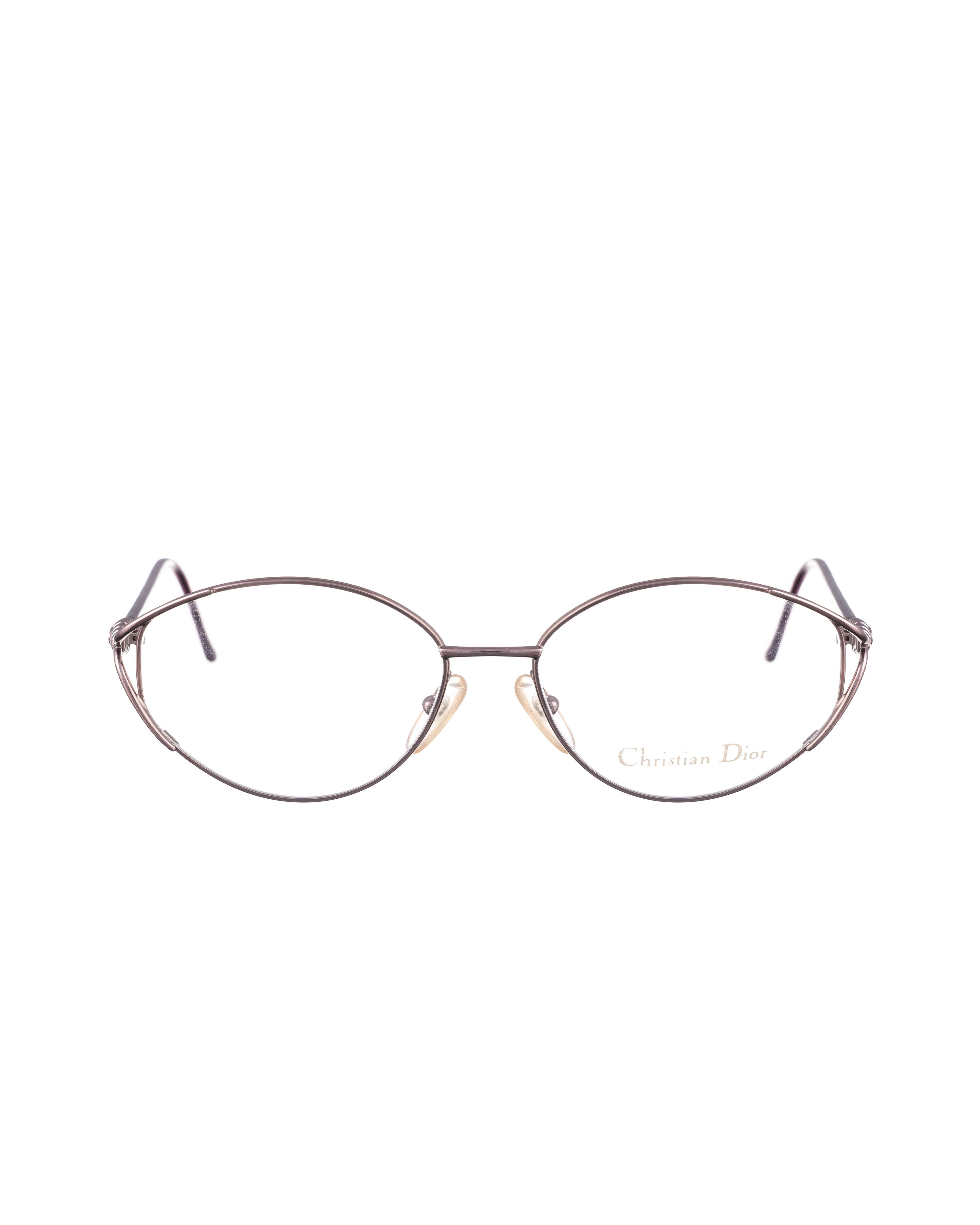 Dior Christian Dior 00s Brownish Purple Metal Retro Glasses Size ONE SIZE - 2 Thumbnail