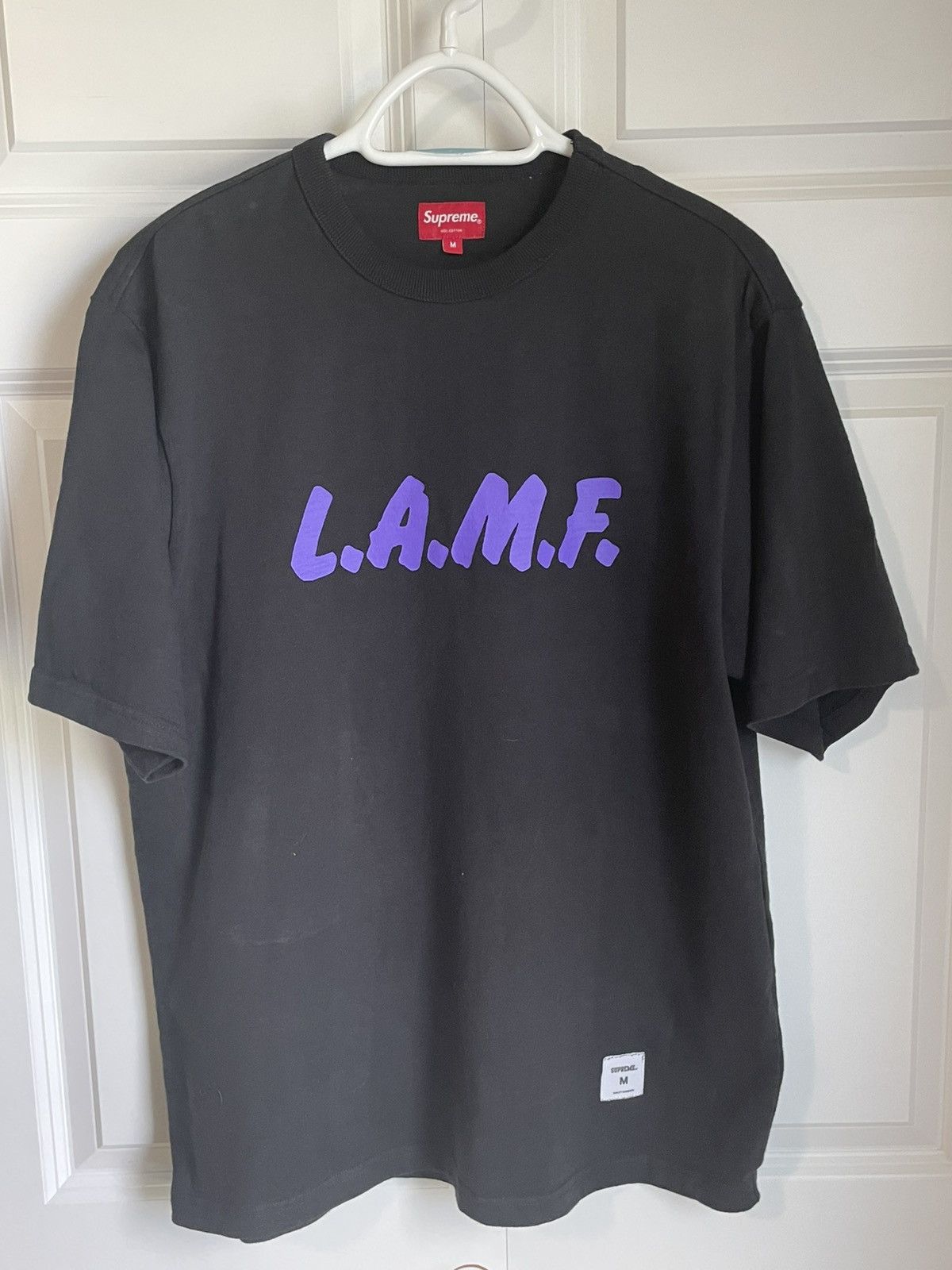 Supreme Supreme L.A.M.F. Black T-Shirt Size US M / EU 48-50 / 2 - 1 Thumbnail