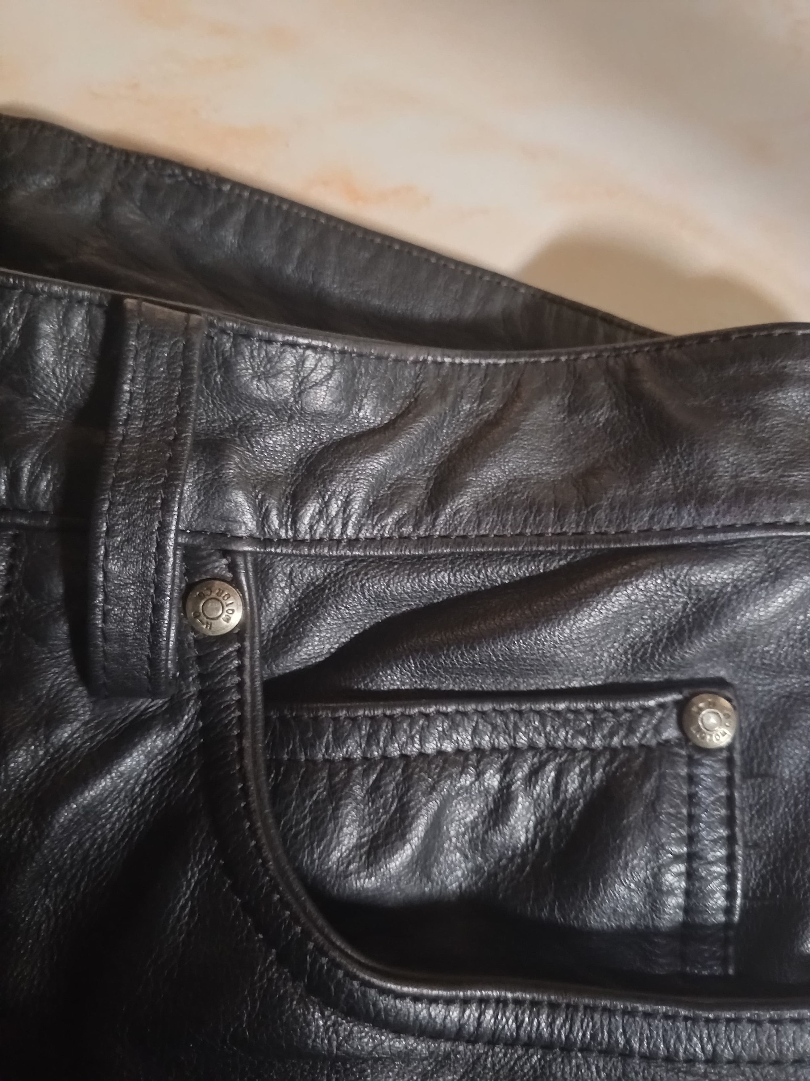 Harley Davidson Genuine Leather Pants by Harley Davidson Size US 29 - 8 Thumbnail