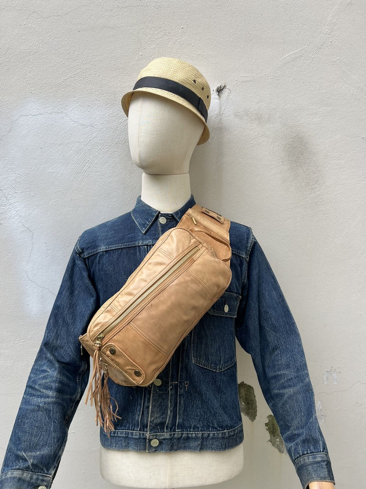 Leather Vinterks Japan Patina Leather Bag Size ONE SIZE - 6 Thumbnail