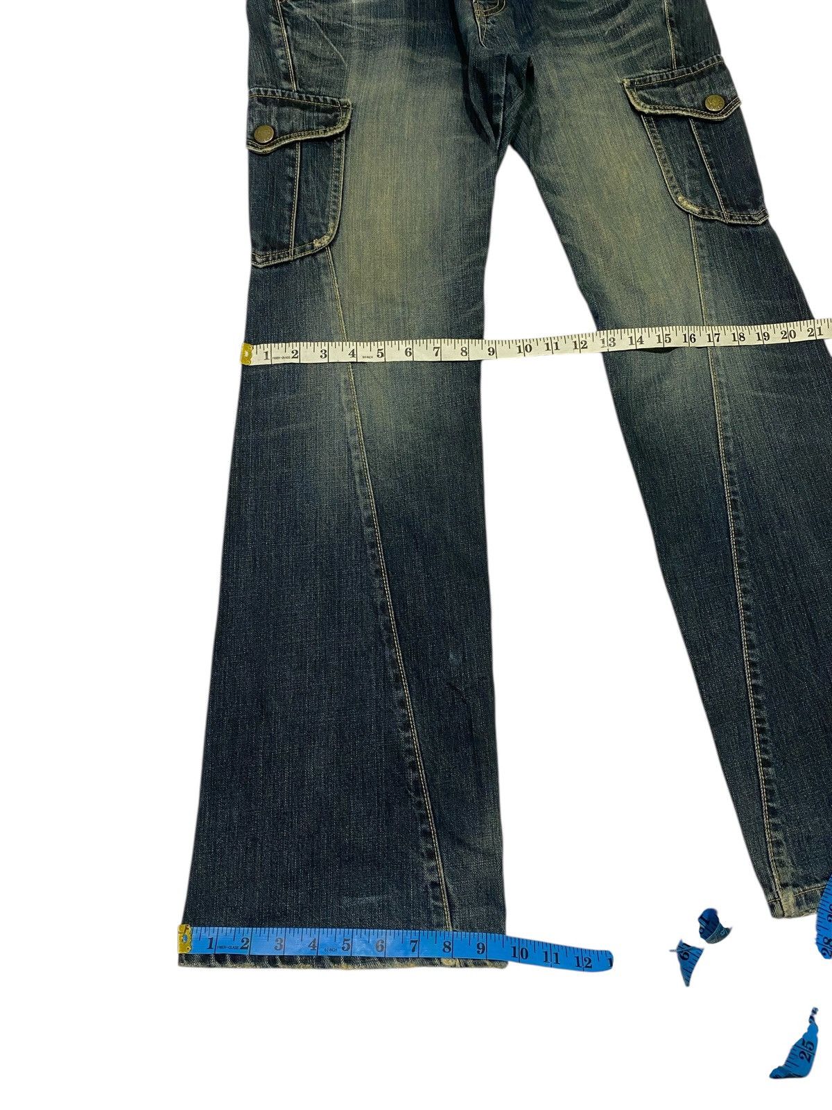 Lee Vintage Lee flare spinal twist jeans Size US 35 - 9 Thumbnail