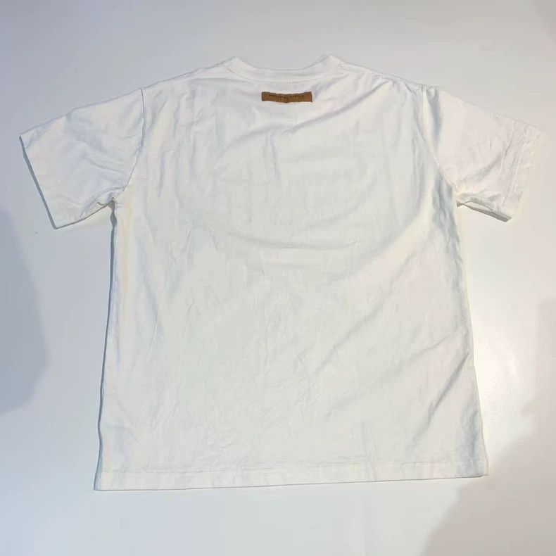 Louis Vuitton louis vuitton White Logo Short Sleeve 2501-Nextarrow Size US XL / EU 56 / 4 - 2 Thumbnail