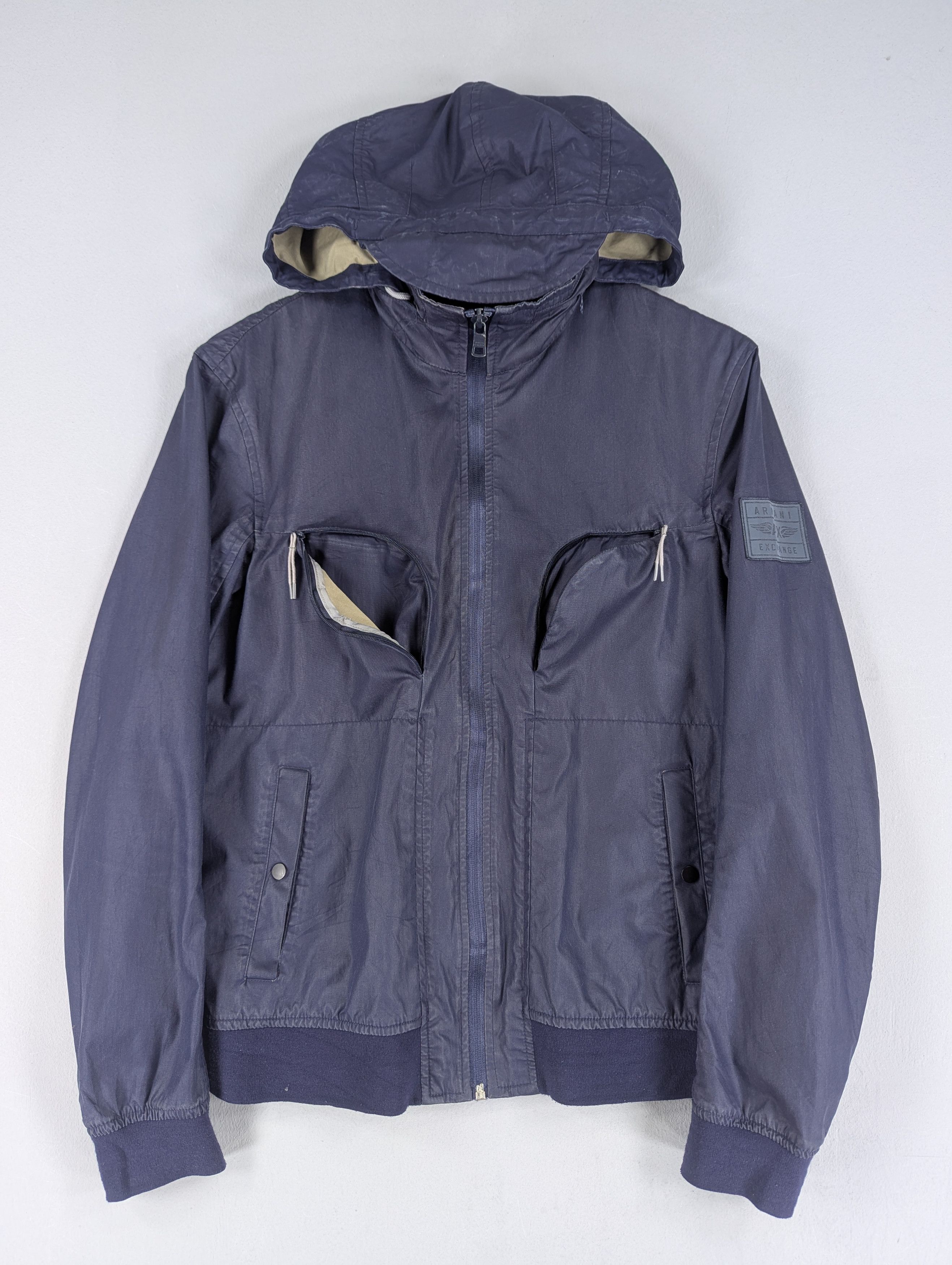 Armani Exchange Armani Exchange Double Pocket Hoodie Zipper Jacket Size US S / EU 44-46 / 1 - 7 Thumbnail