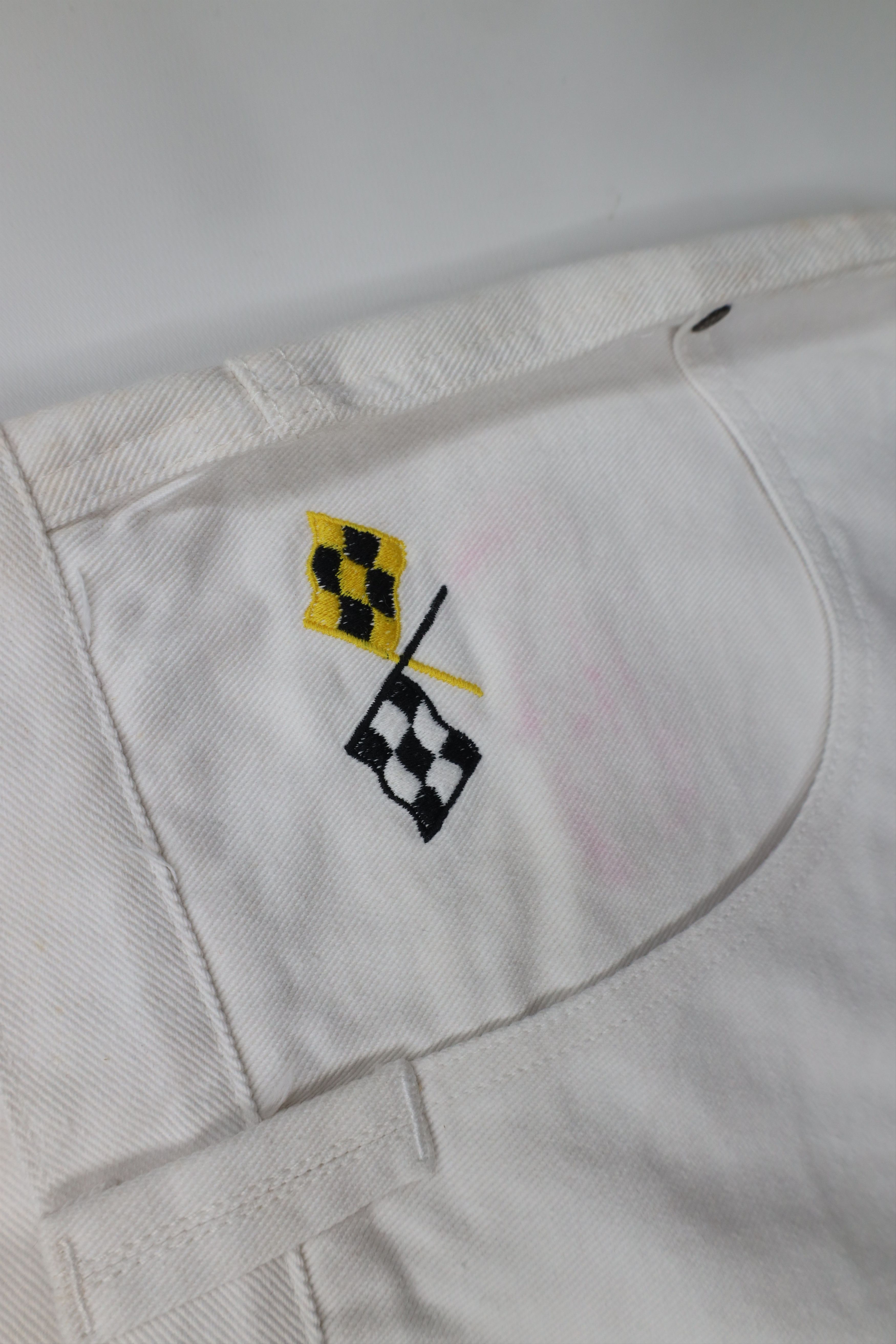 Vintage Deadstock Vintage 90s Paco Sports Baggy Racing Denim Shorts Size US 40 / EU 56 - 8 Thumbnail