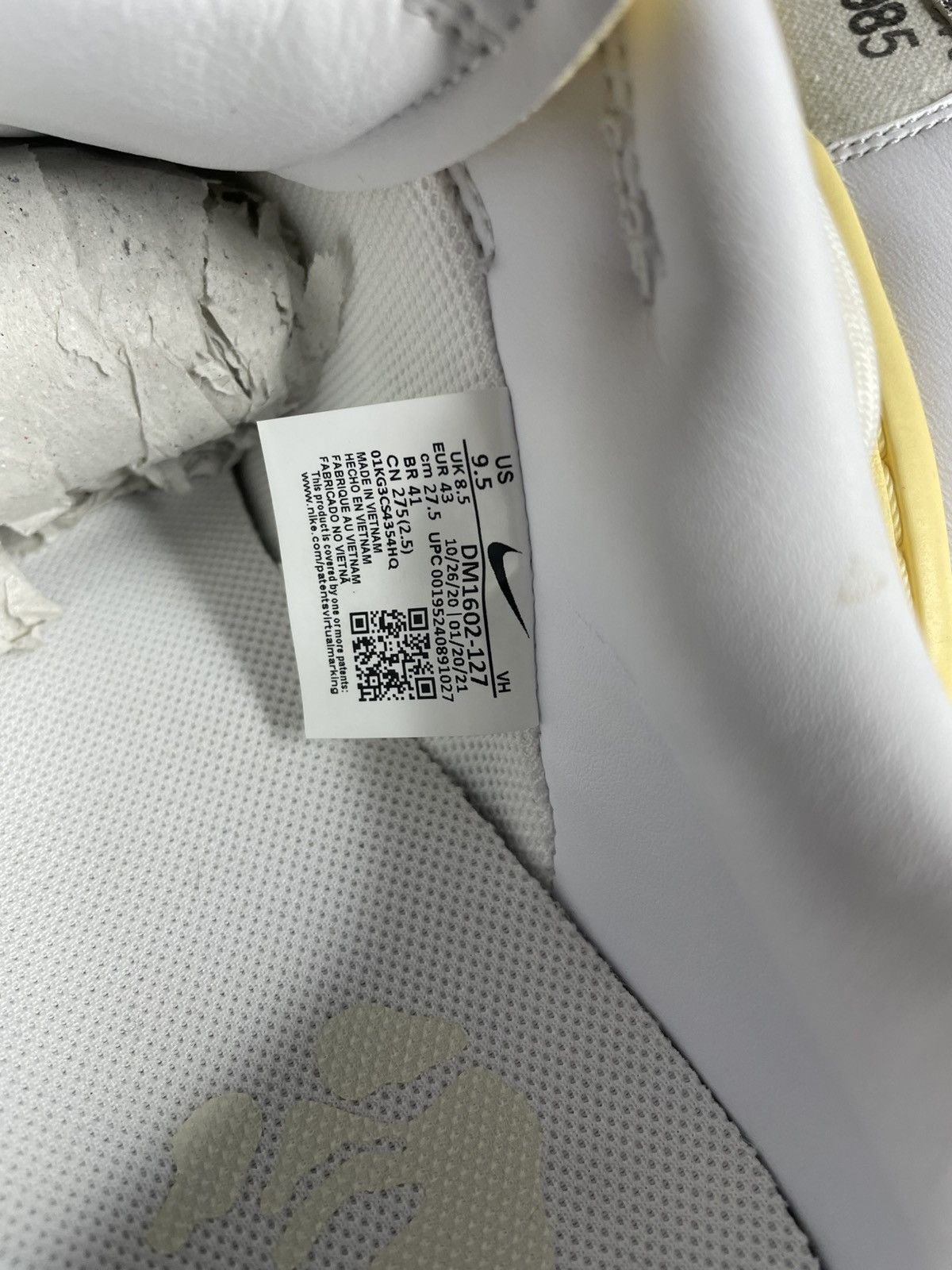 Nike × Off-White Off White Dunk Low Lot 1 of 50 Size US 9.5 / EU 42-43 - 9 Thumbnail