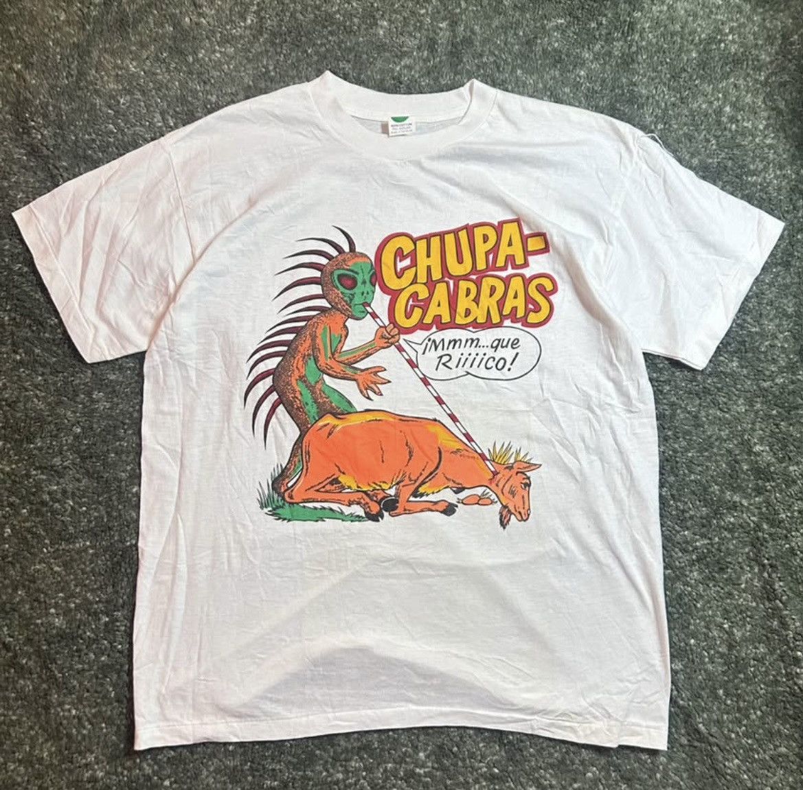 Other Vintage 90s Chupa Cabras Graphic T-Shirt Single Stitch Size US L / EU 52-54 / 3 - 1 Thumbnail