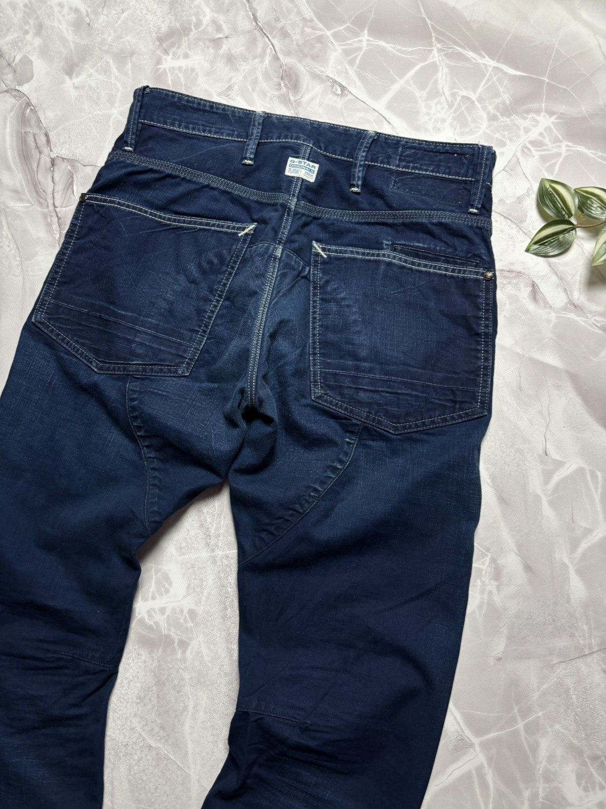 G-Star G Star Raw Biker Denim 3D Slim Mens Jeans 34 x 33 Size US 34 / EU 50 - 7 Thumbnail