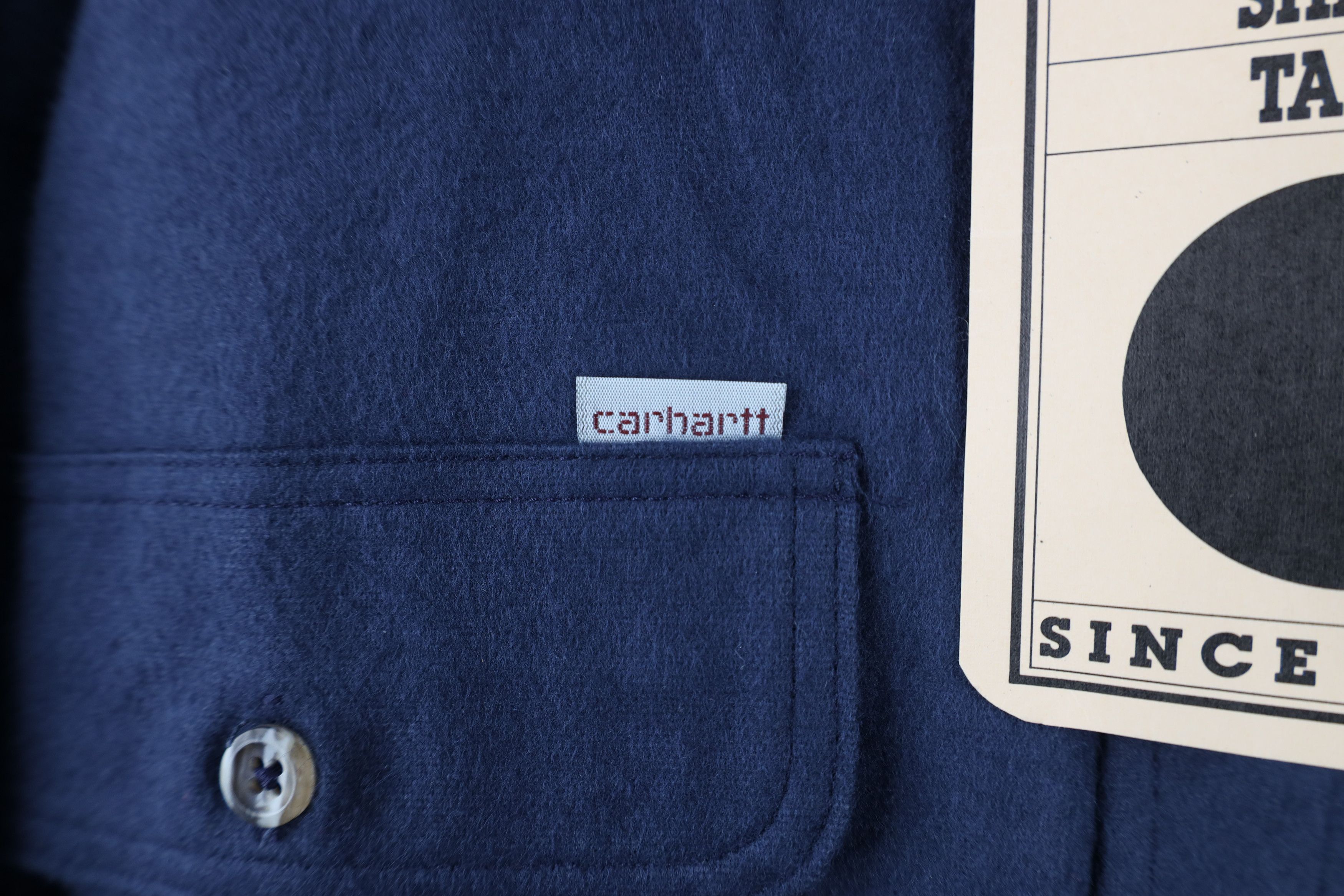 Carhartt × Vintage Deadstock Vintage 90s Carhartt Chamois Cloth Button Shirt Size US XXL / EU 58 / 5 - 4 Thumbnail