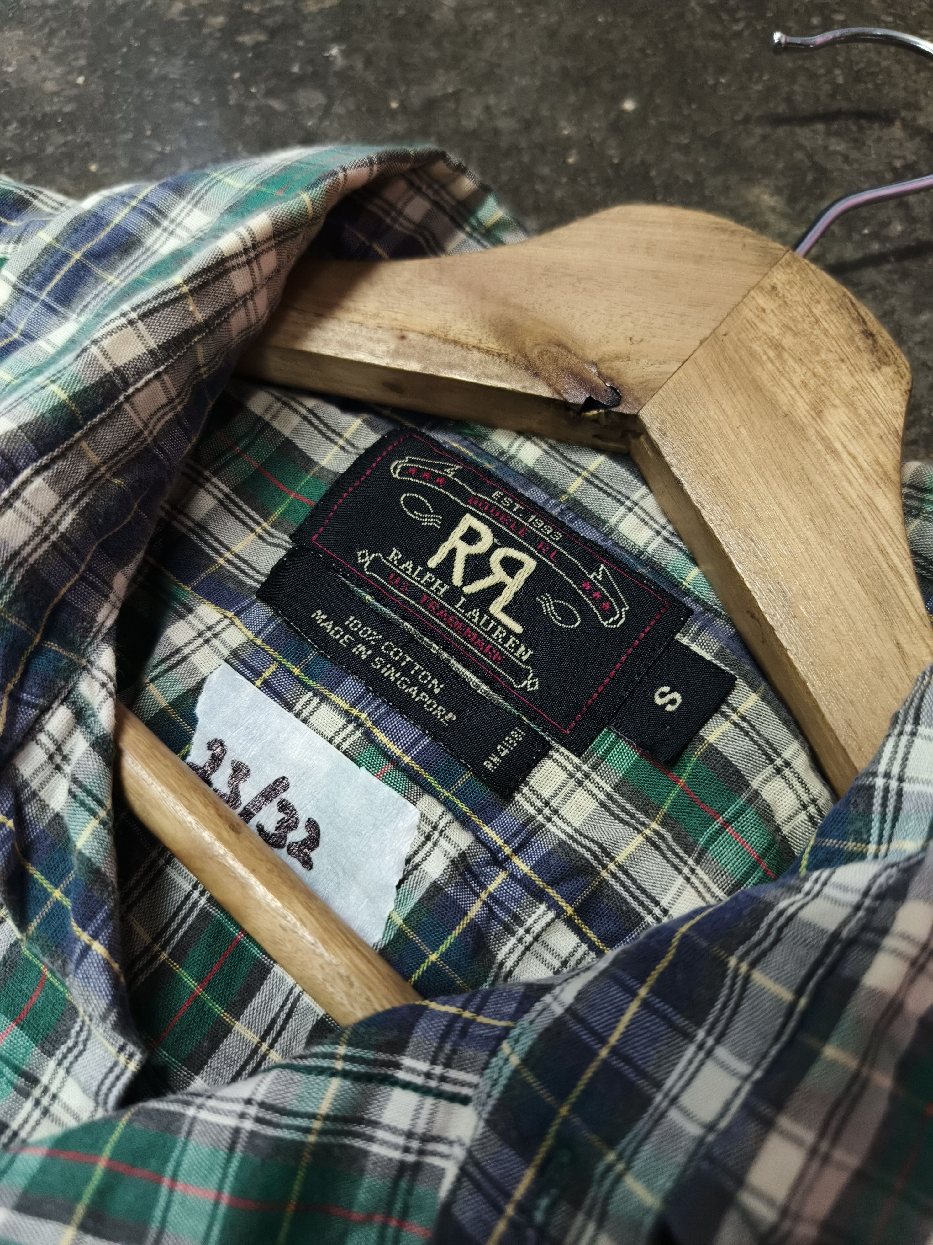 RRL Ralph Lauren RRL Double RL Vintage Plaid Shirt Button Up Size US S / EU 44-46 / 1 - 8 Thumbnail