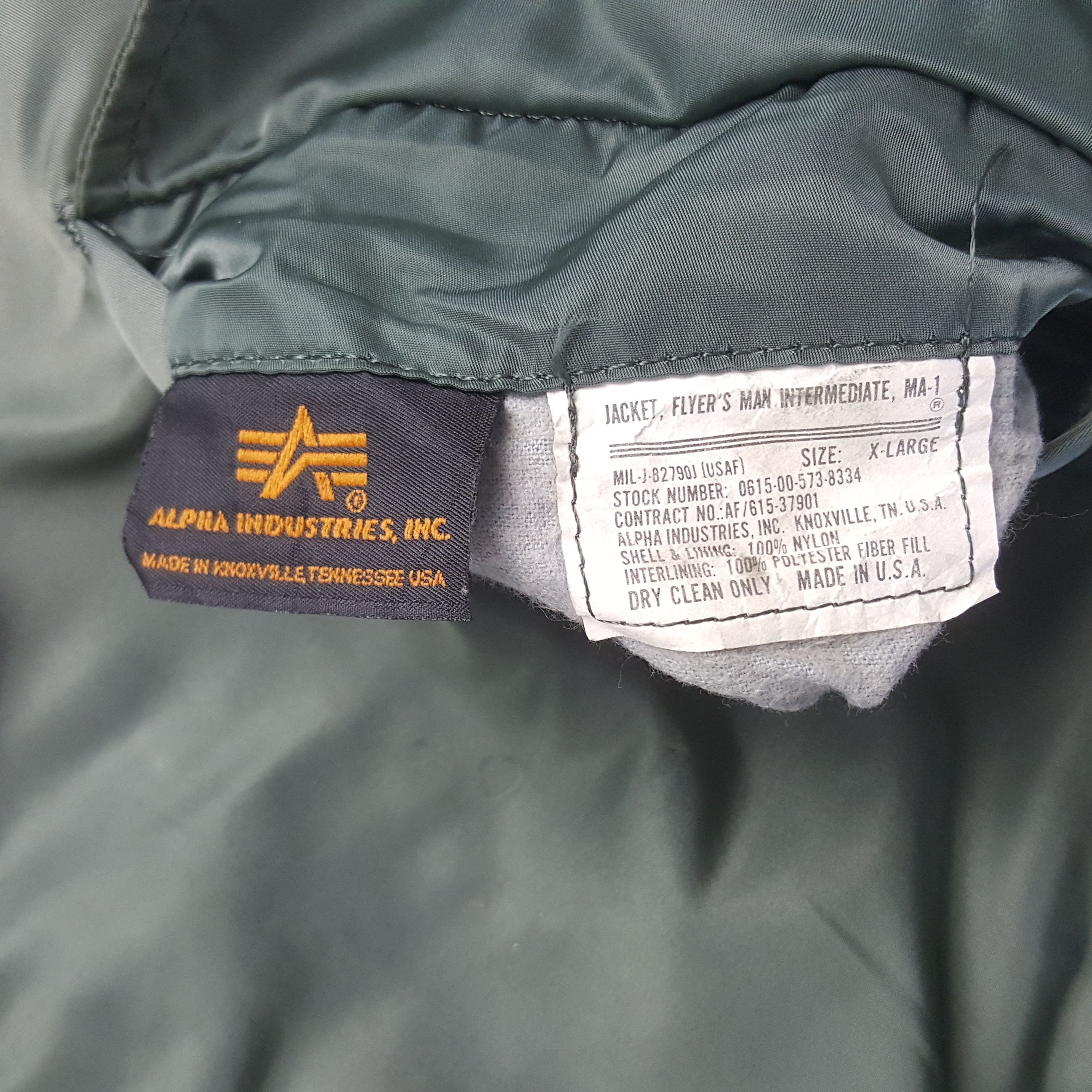 Alpha Industries Vintage Alpha Industries Custom HG Reversible Bomber Jacket Size US XL / EU 56 / 4 - 12 Thumbnail