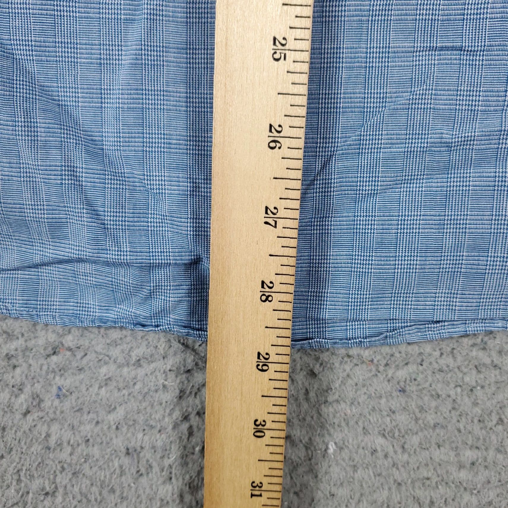 Nautica Nautica Shirt Mens 15 Blue Plaid Button Up Long Sleeve Size 40R - 5 Thumbnail