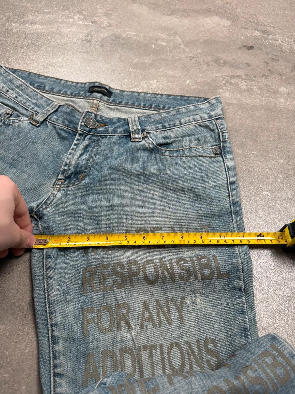 Dsquared2 Dsquared jean archive bootcut distressed punk 2000s Size US 34 / EU 50 - 14 Thumbnail