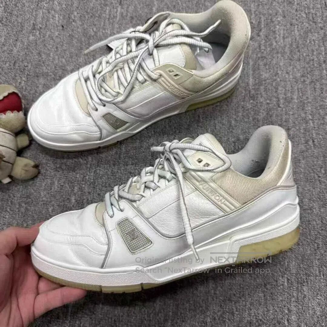 Louis Vuitton Louis Vuitton White Trainer Size 42. Size US 9 / EU 42 - 2 Thumbnail