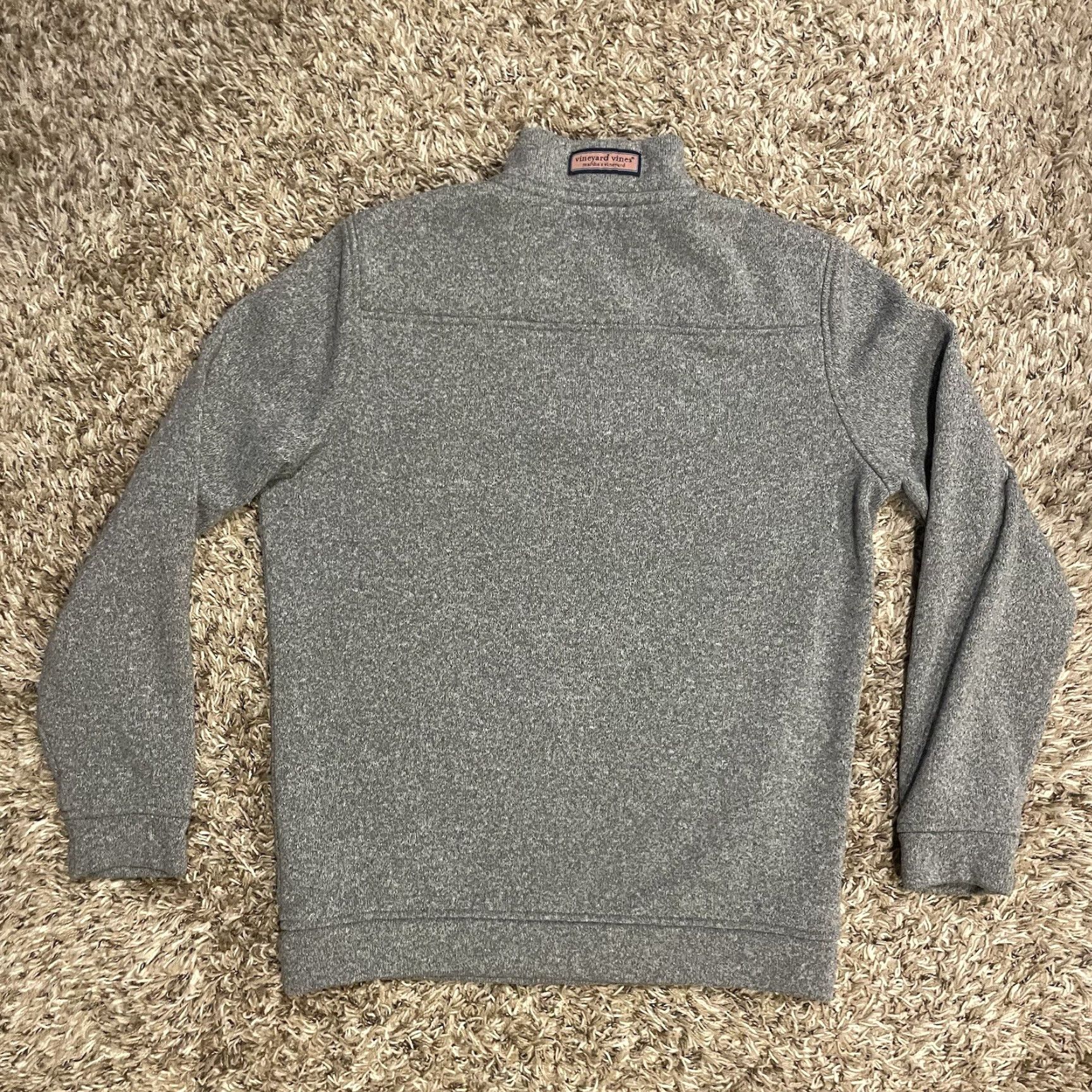 Vineyard Vines Vineyard Vines Shep Shirt 1/4 Zip Sweatshirt S Gray Fleece Men Pullover Size US S / EU 44-46 / 1 - 3 Thumbnail