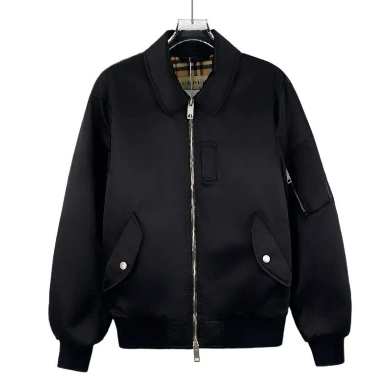 Burberry Burberry Black Wool Men's Outerwear Jacket Size US M / EU 48-50 / 2 - 1 Thumbnail