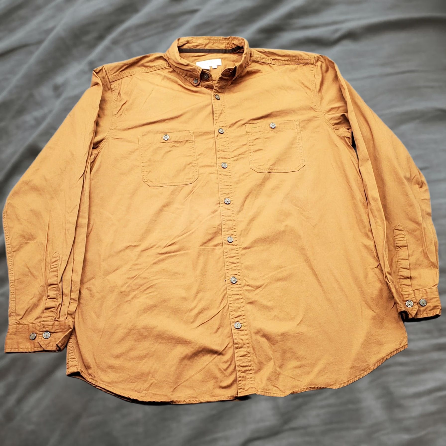 The Territory Ahead Territory Ahead Shirt Mens XLT Tan Long Sleeve Button-Down Casual Travel Size US XL / EU 56 / 4 - 1 Thumbnail