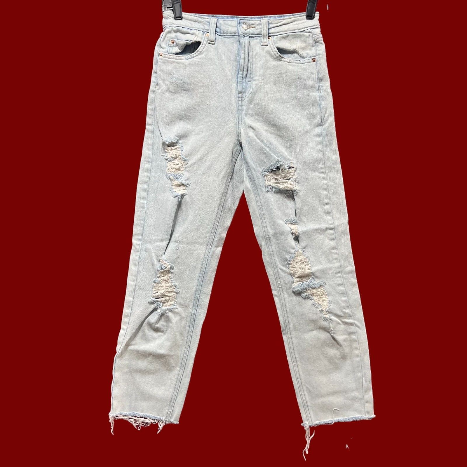 Other Wild Fable - Women's High-Rise Skinny Jeans Distressed - Lig Size 24" / US 00 / IT 34 - 1 Thumbnail