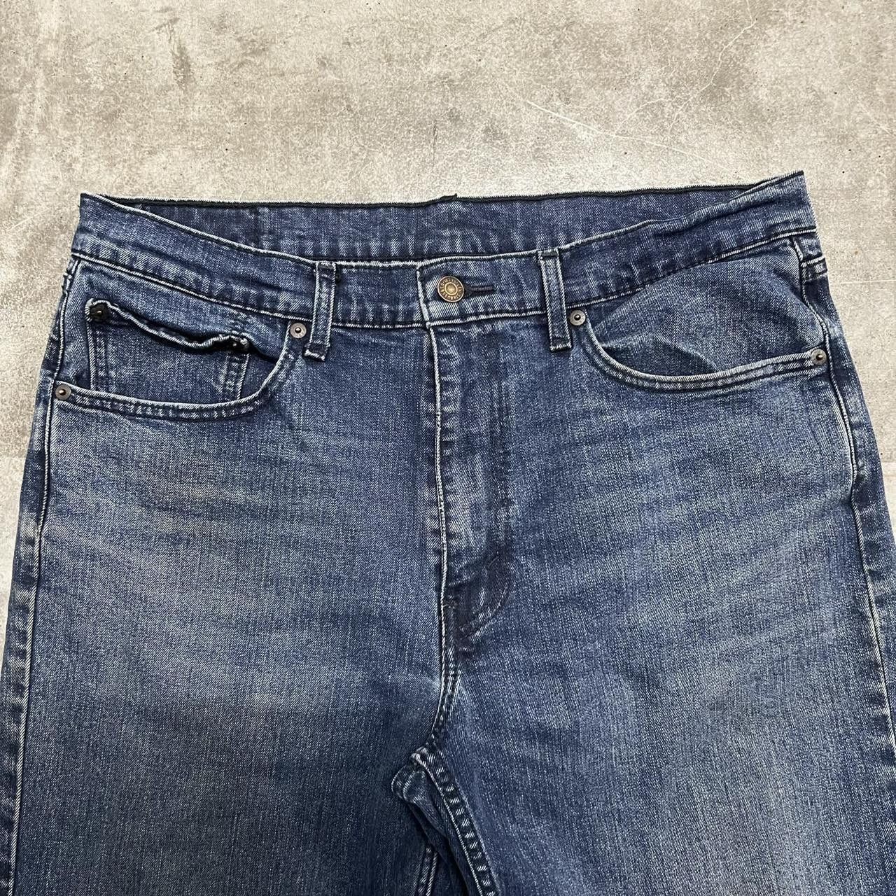 Vintage Crazy Vintage Y2K/2000s Tall Levis Dark wash Denim Jeans with a relaxed fit! Size US 36 / EU 52 - 4 Thumbnail