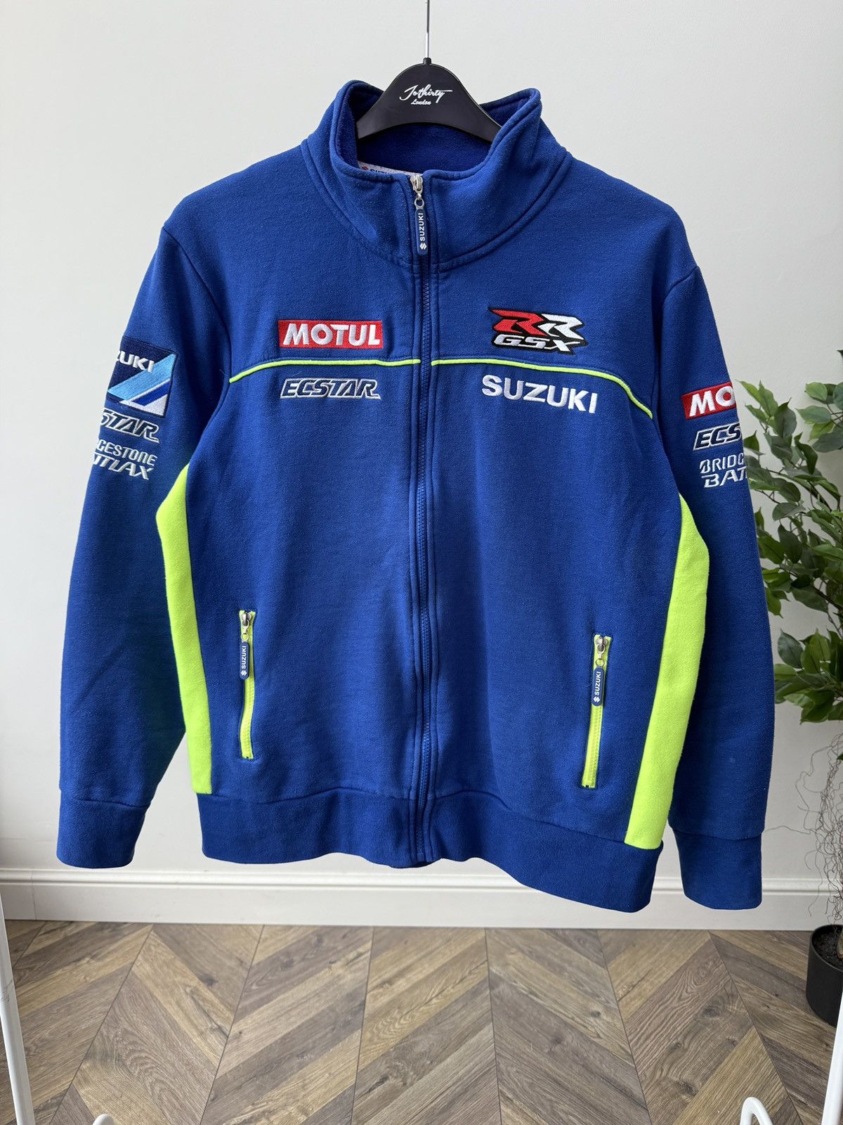 Other Vintage Suzuki MotoGP Team Jacket Mens Blue Full Zip Racing Size US XL / EU 56 / 4 - 1 Thumbnail