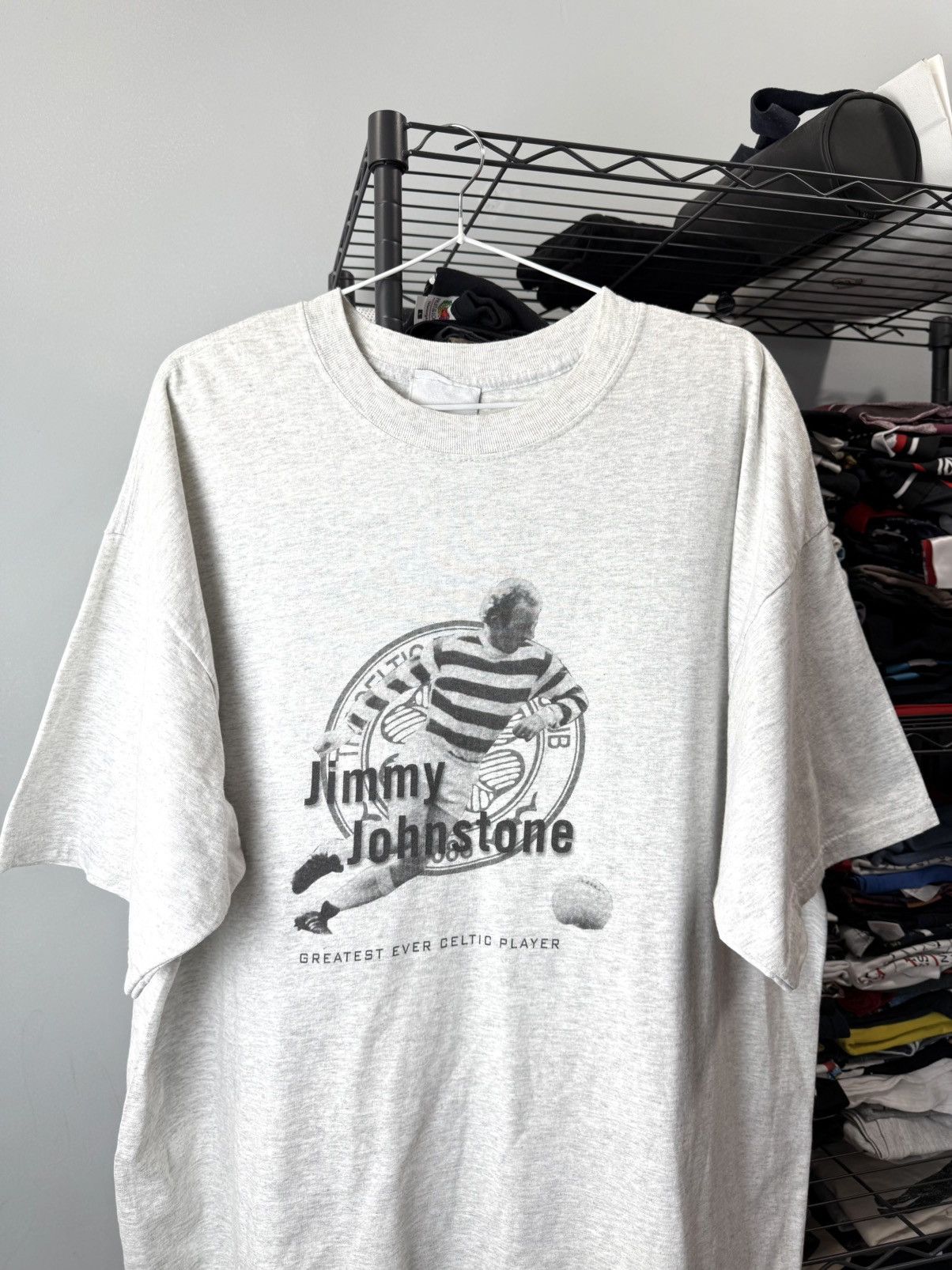 Vintage Vintage 2000’s Jimmy Johnstone Celtic Soccer Jersey T Shirt Size US XXL / EU 58 / 5 - 3 Thumbnail