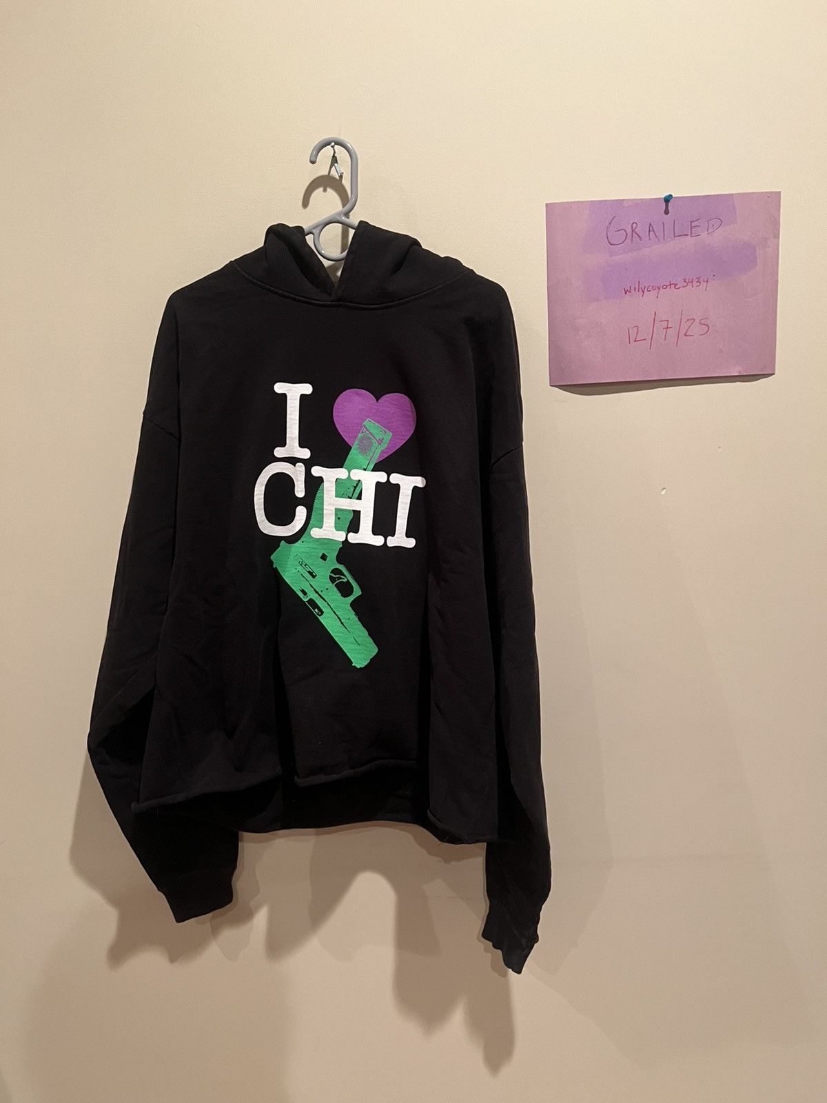 Vlone Vlone “I Love Chi” Hoodie Size US L / EU 52-54 / 3 - 1 Thumbnail