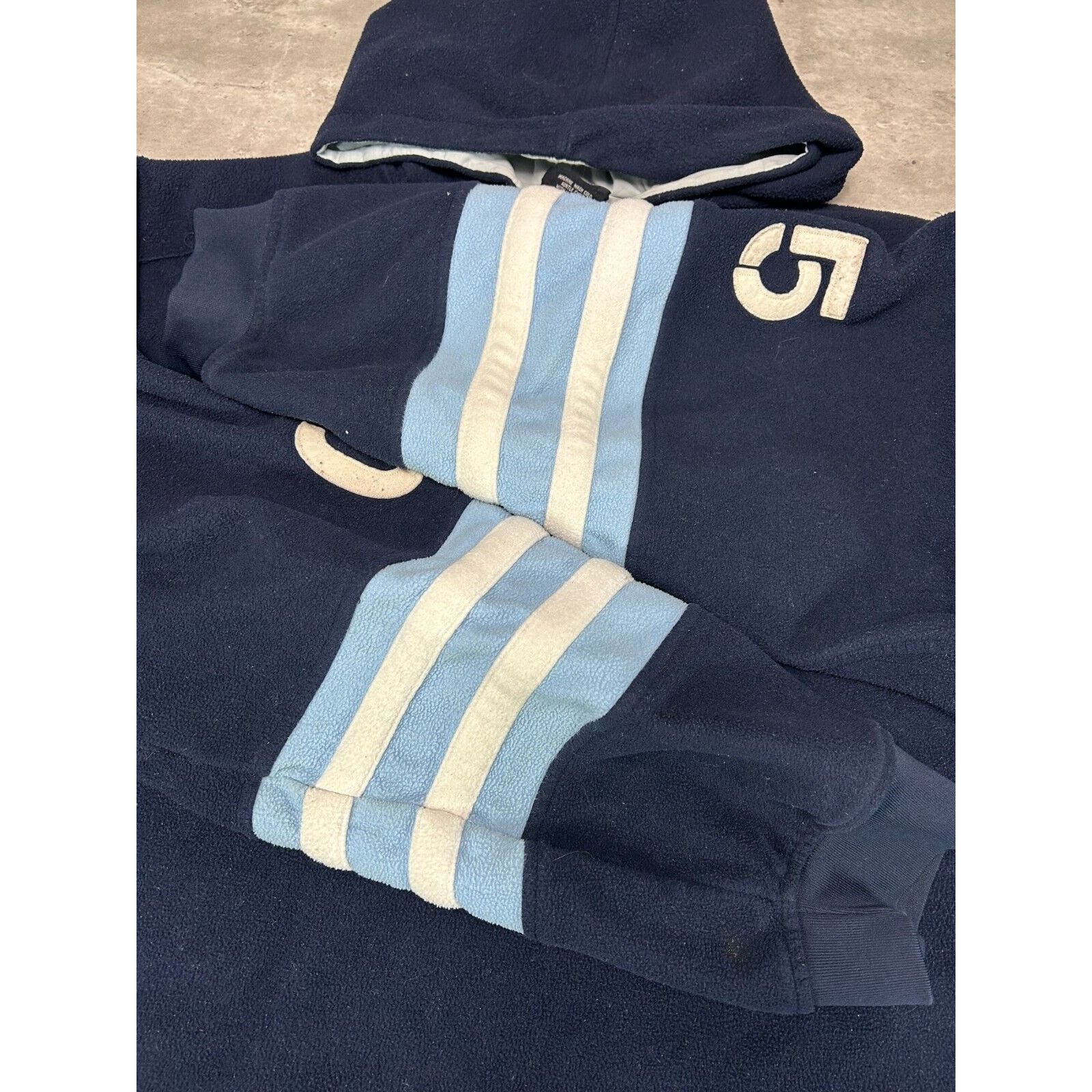 Fubu Vintage Y2K FUBU Hooded Fleece Sweatshirt Size 2XL Blue Size US XXL / EU 58 / 5 - 7 Thumbnail