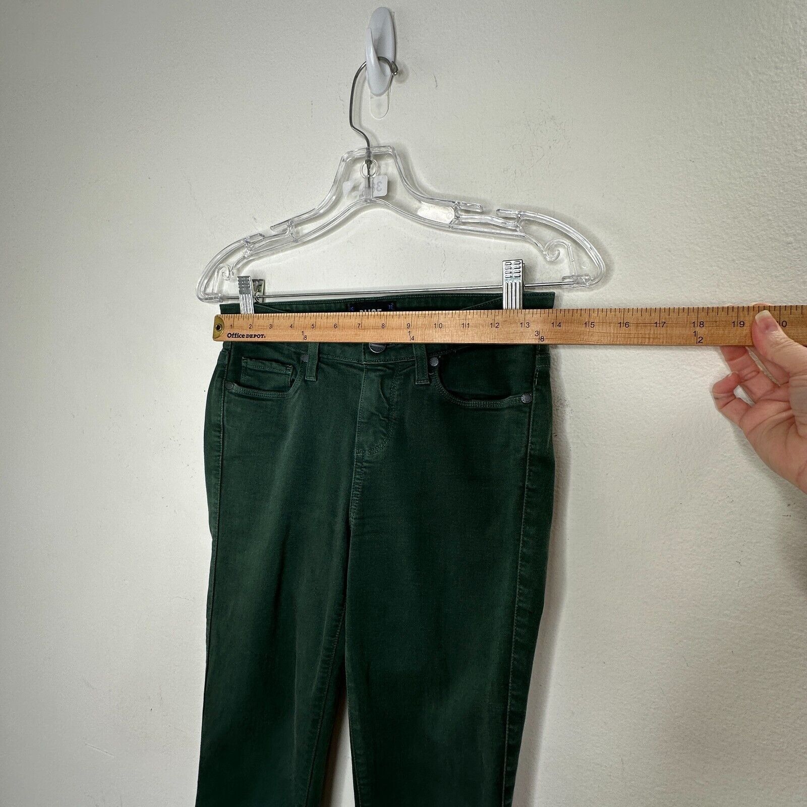 Paige Paige Green Petite Verdugo Ankle Skinny Mid Rise Jean 26P Size 26" / US 2 / IT 38 - 12 Thumbnail