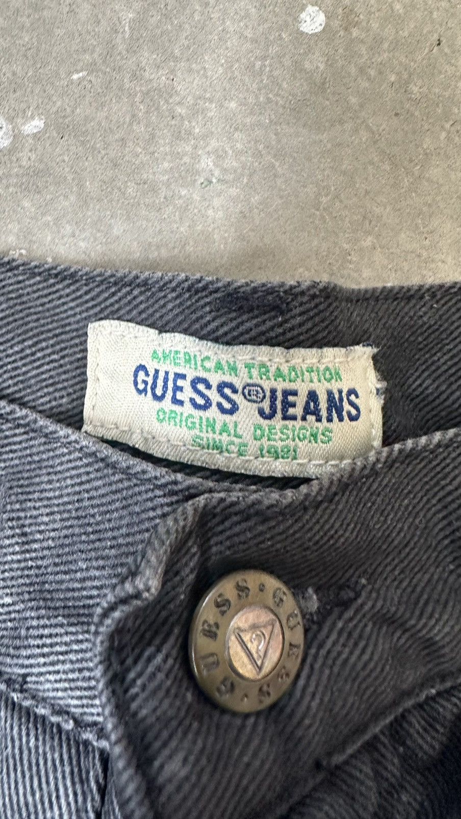 Guess VINTAGE GUESS DENIM PANT WELL WORN Size US 32 / EU 48 - 8 Thumbnail