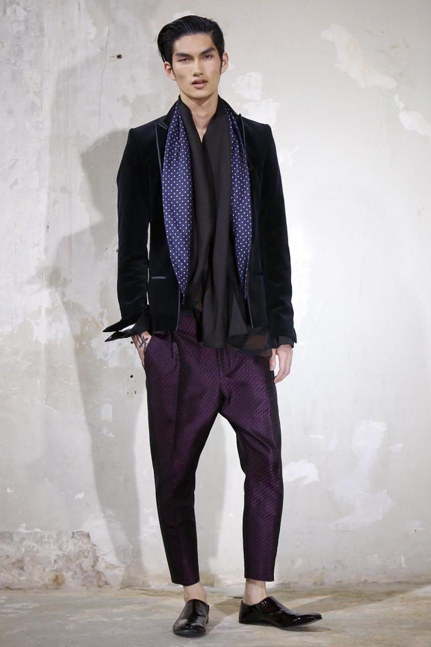 Haider Ackermann SS14 Black Jacquard Silk Trousers Size US 32 / EU 48 - 9 Thumbnail